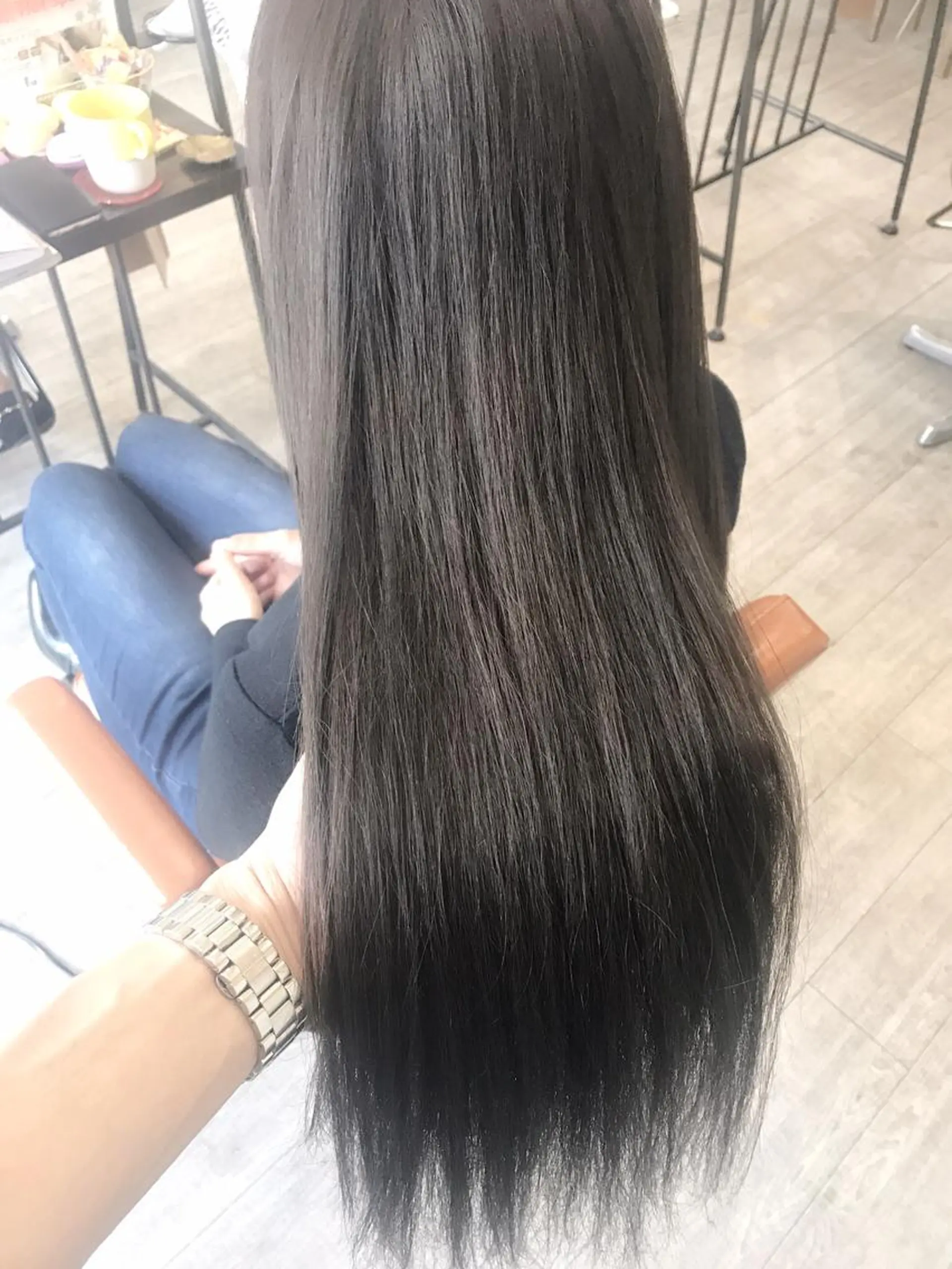 カラー ブリーチ ブリーチなしカラー カット ヘアカラー トリートメント ヘッドスパ グレージュ/髪質改善 Yamato.hのヘアスタイル