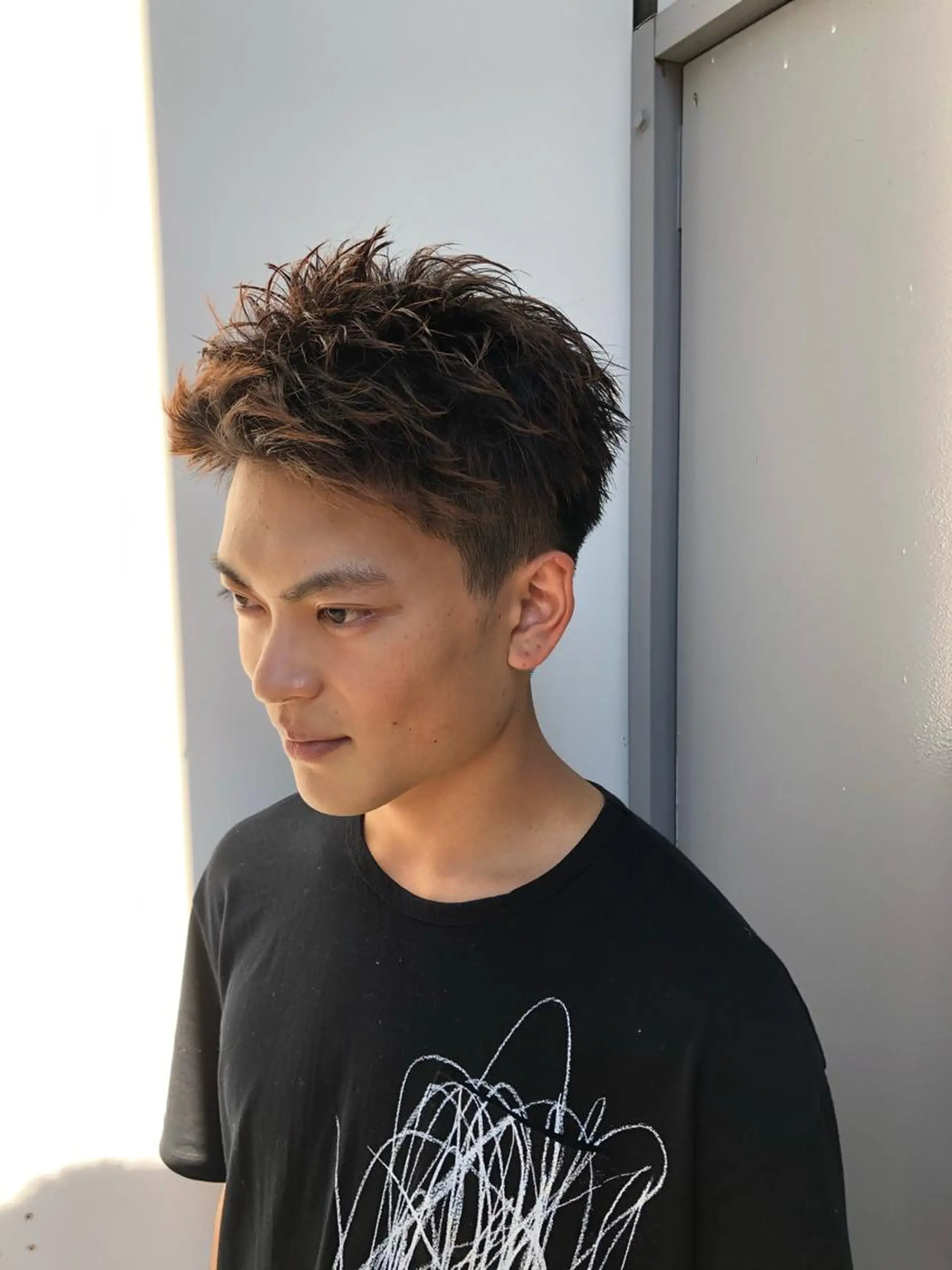 メンズ 岡 大斗のヘアスタイル