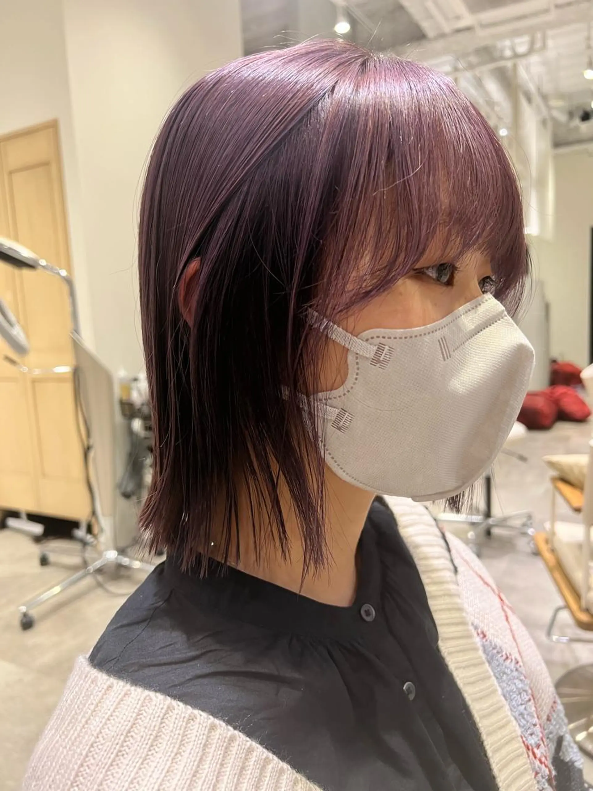 ミディアム カラー カット ヘアカラー トリートメント メンズ特化美容師💫 sakurakoのヘアスタイル