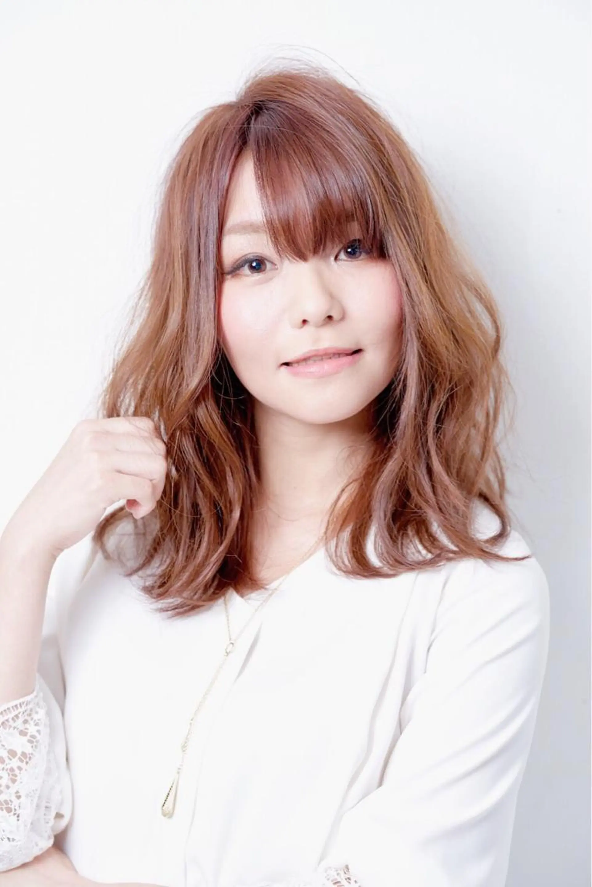 セミロング カラー パーマ 年間1500人担当 代表　南一路のヘアスタイル