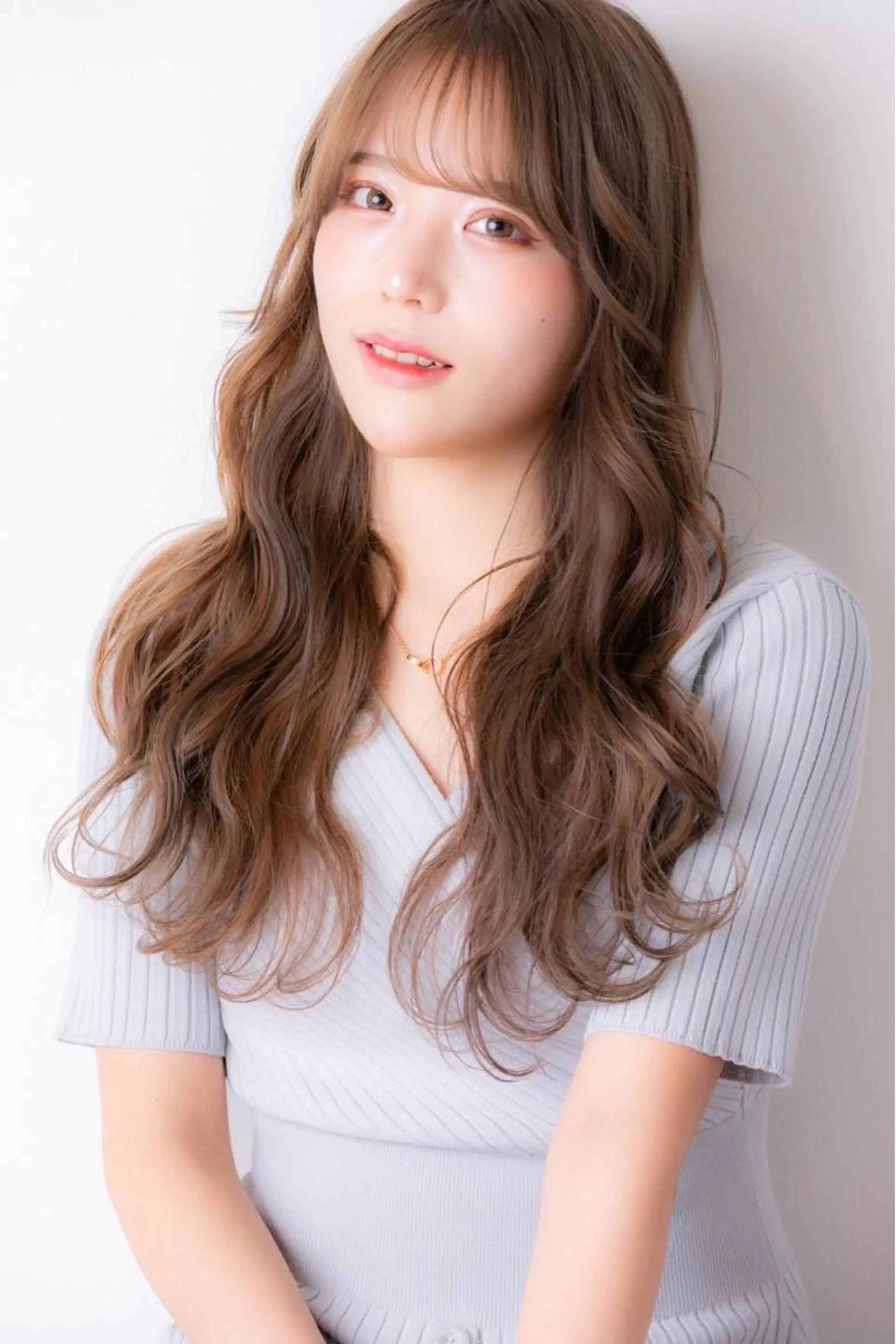 セミロング カラー パーマ ヘアアレンジ メンズ シールエクステ メンズバレイヤージュ メンズブリーチ メンズハイライト メンズインナーカラー 🦋高瀬寛菜🦋 韓国/ブリーチのヘアスタイル