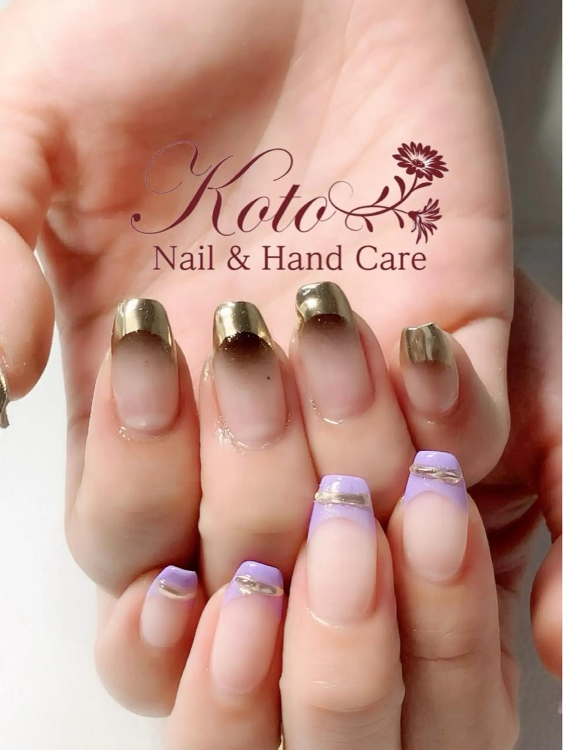 ネイル 長さ出し フットネイル フレンチネイル ジェルネイル ラメ(グリッター) Risa ネイルサロンKOTOのネイルデザイン