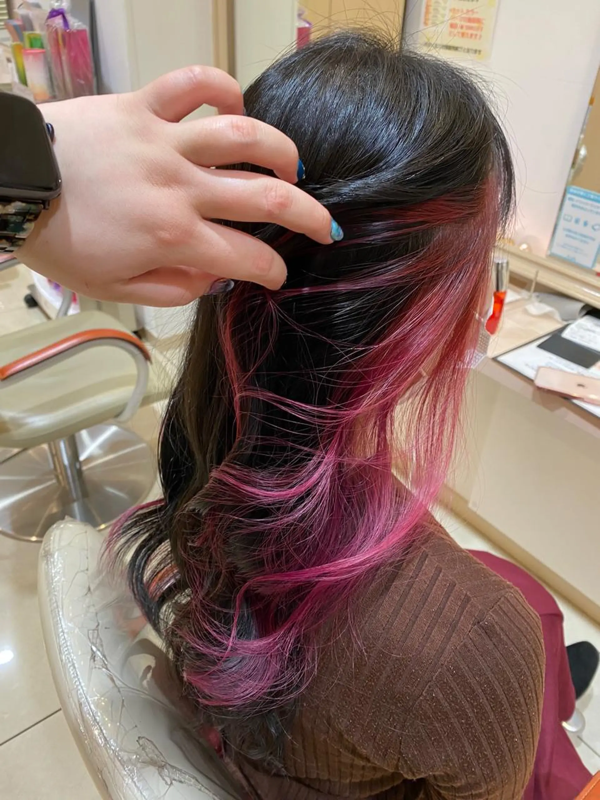 ロング カラー 🪽羽エク/Ash 店長/折目奈央🪽のヘアスタイル