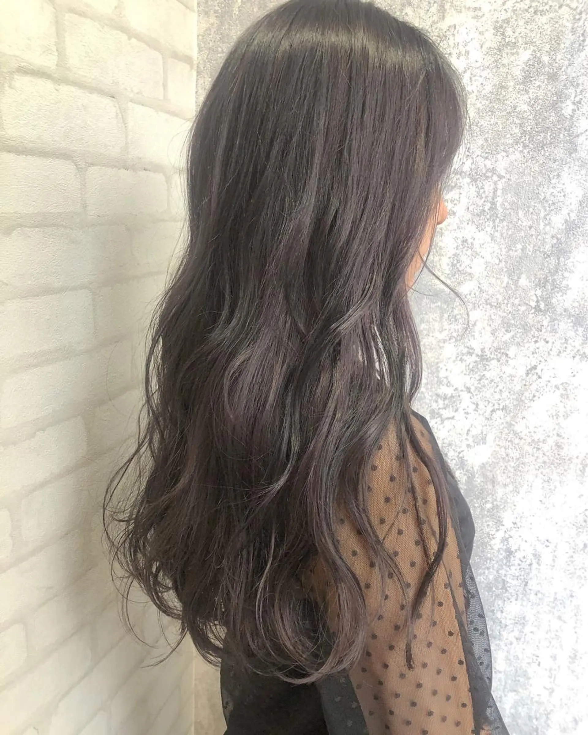 カラー ダークグレー ダークグレージュ グレージュ カット ヘアカラー トリートメント レイヤー/ボブ/ 顔周り/yukinaのヘアスタイル