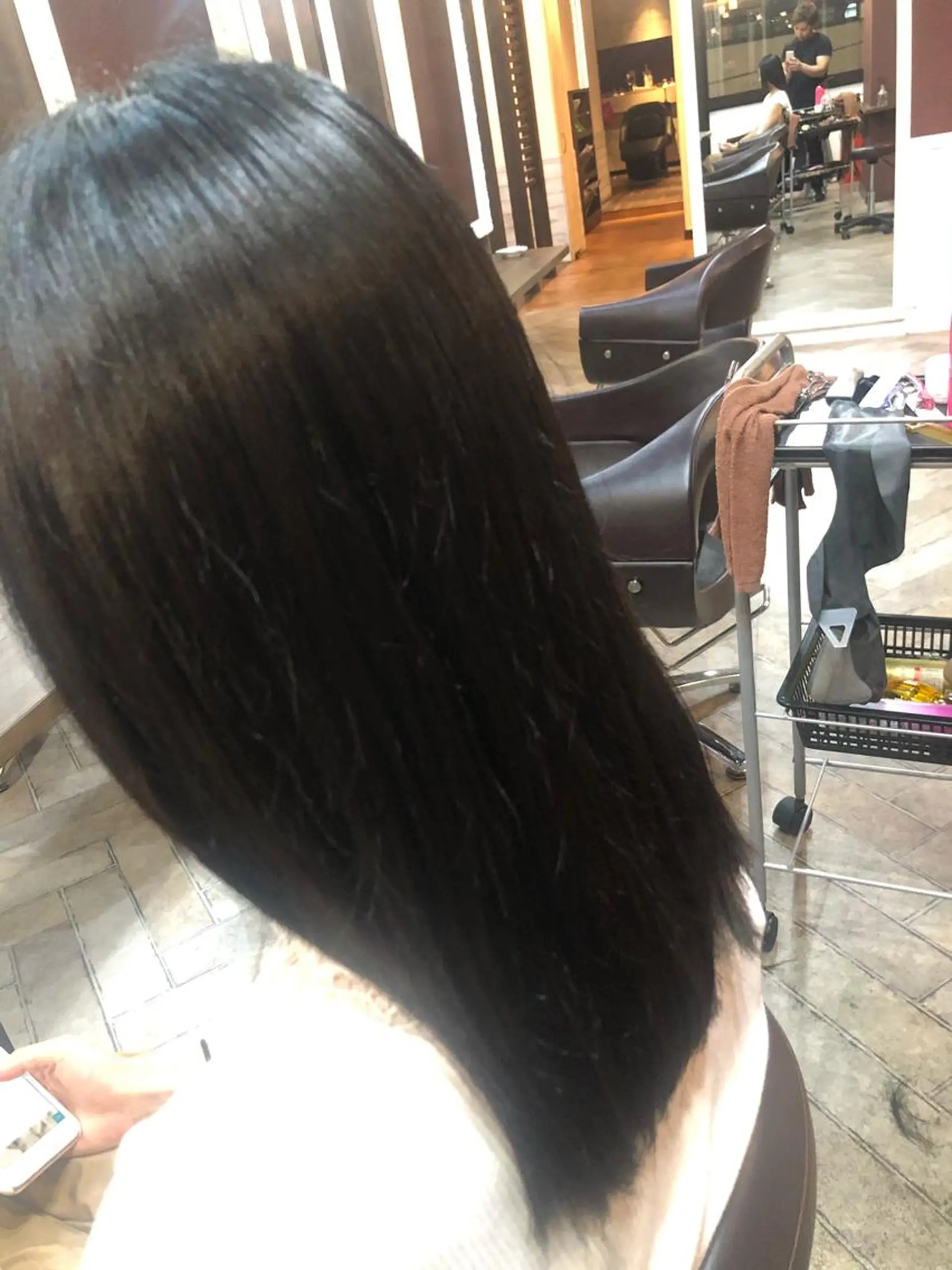 セミロング 髪質改善 トリートメント グランルシア梅田所属・女性指名人気no.1 尾崎のヘアスタイル