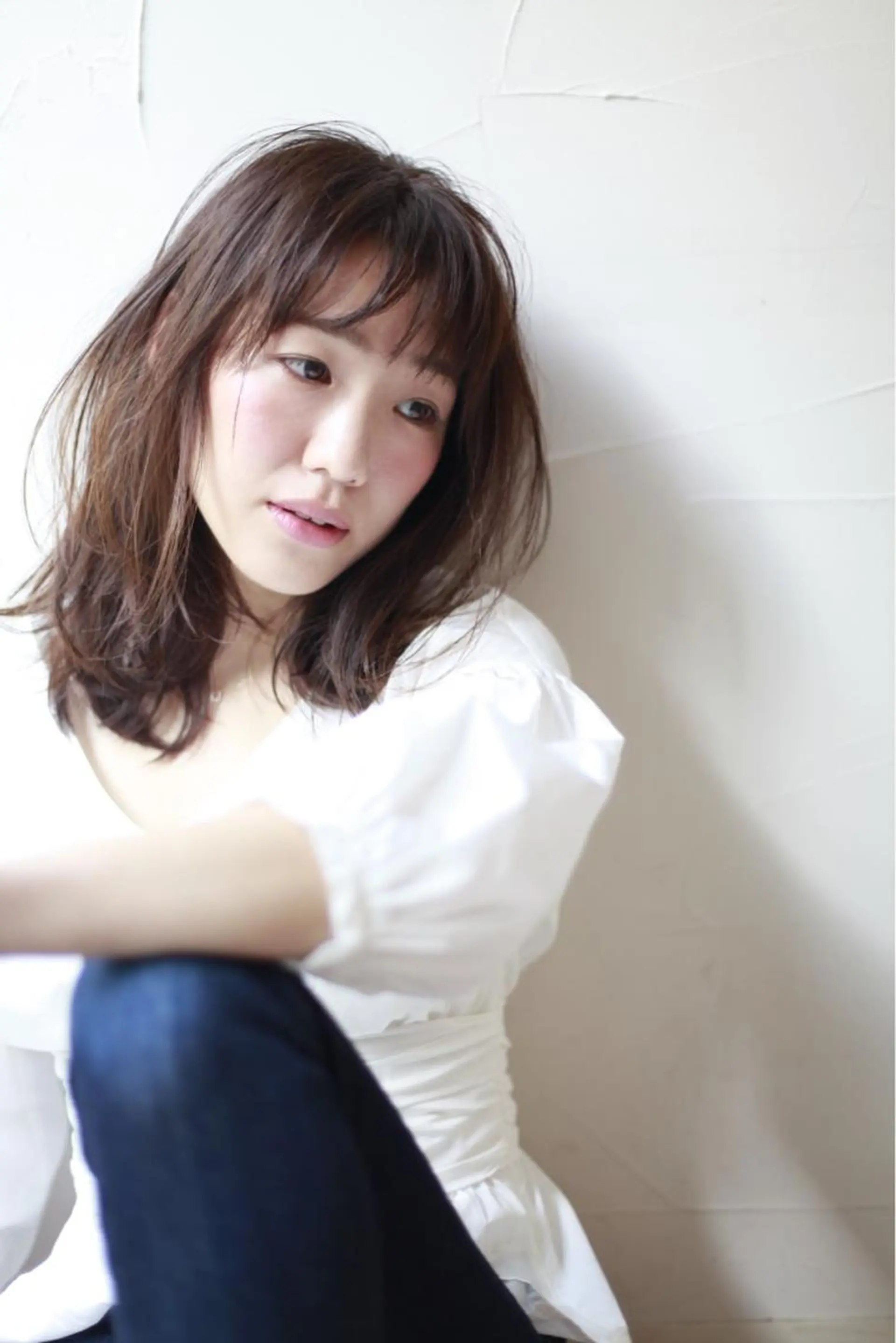 ミディアム パーマ カット パーマ 四ッ家 裕【店長】のヘアスタイル