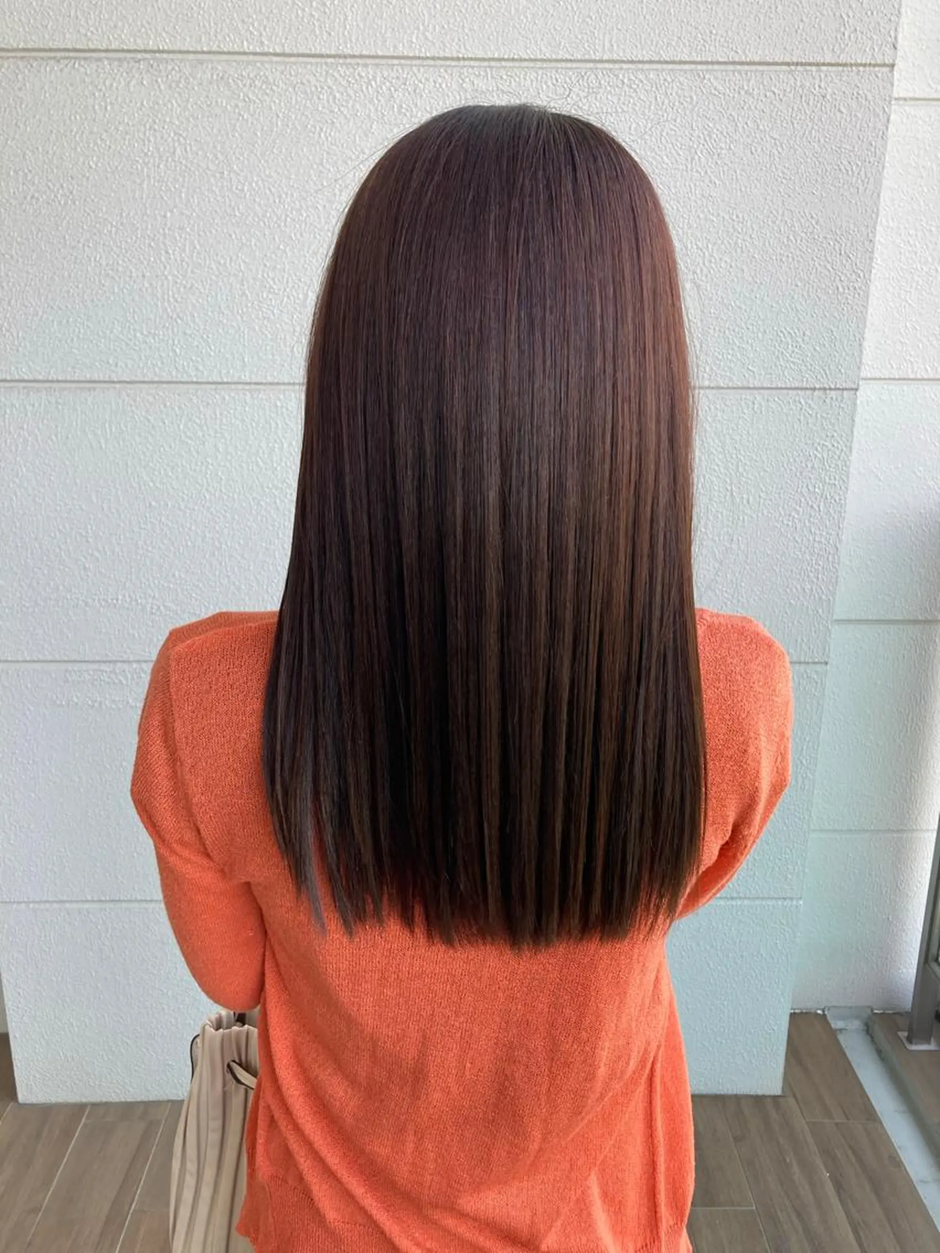 ロング 縮毛矯正 平野 朋未のヘアスタイル