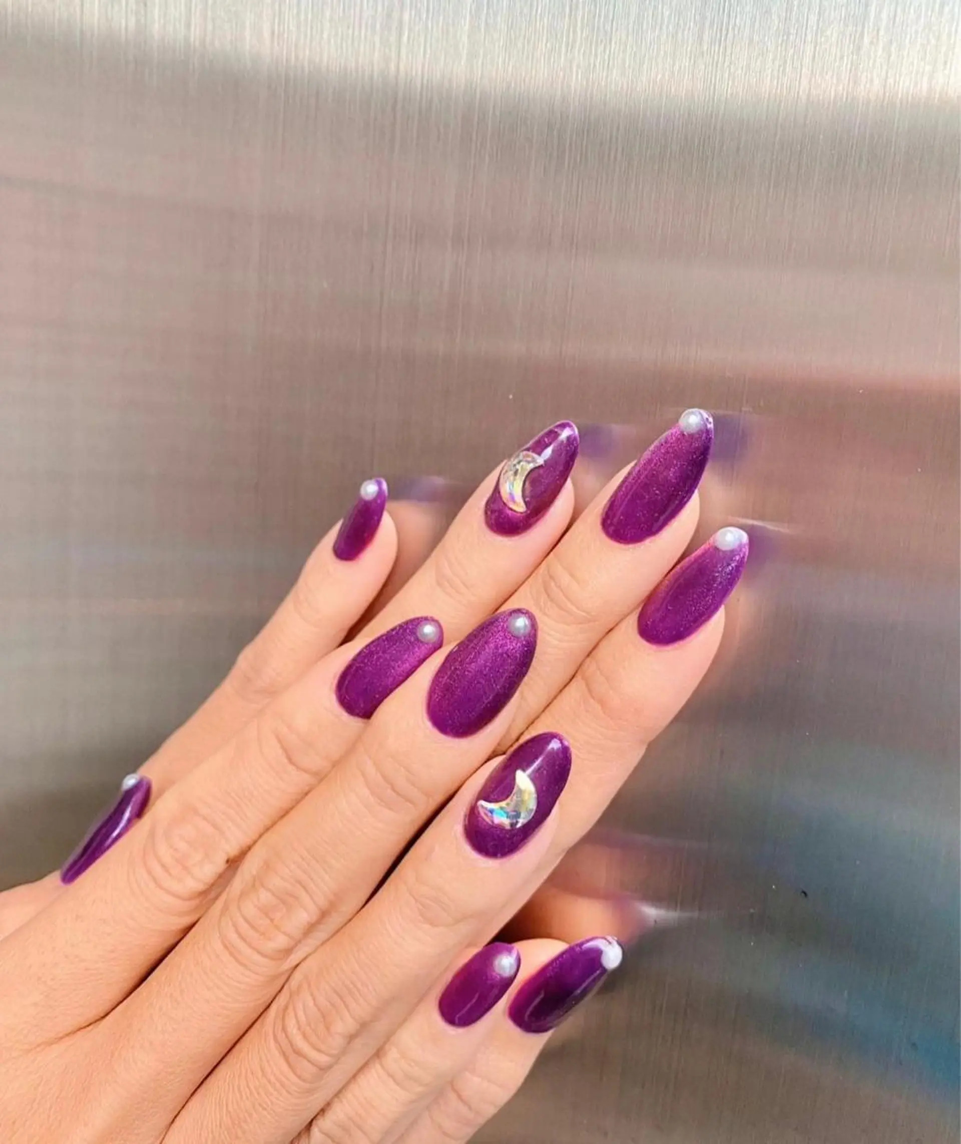 ネイル マグネットネイル ハンドネイル ハンドケア Nail salon SEICAのネイルデザイン