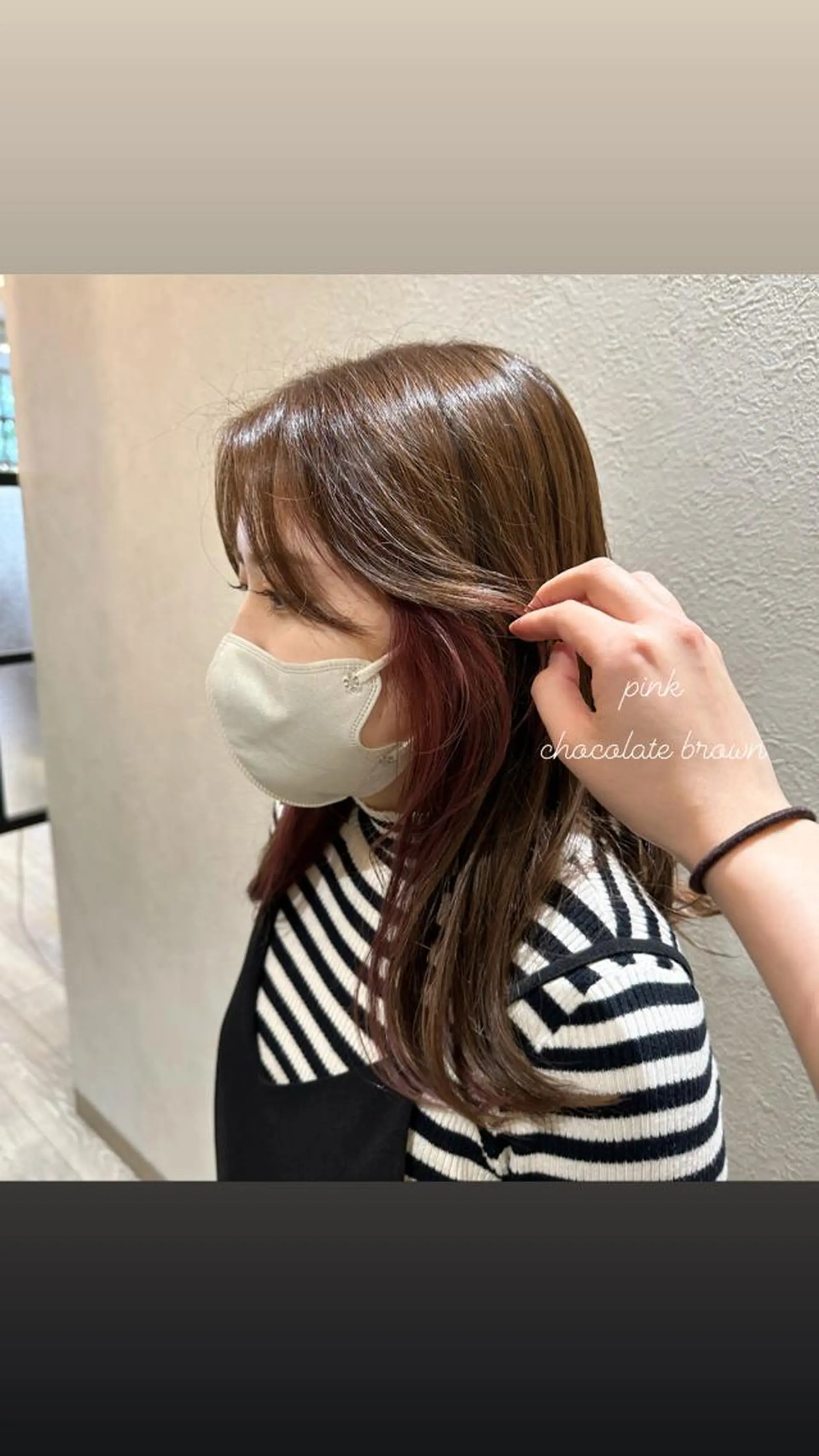 ミディアム watanabe .のヘアスタイル