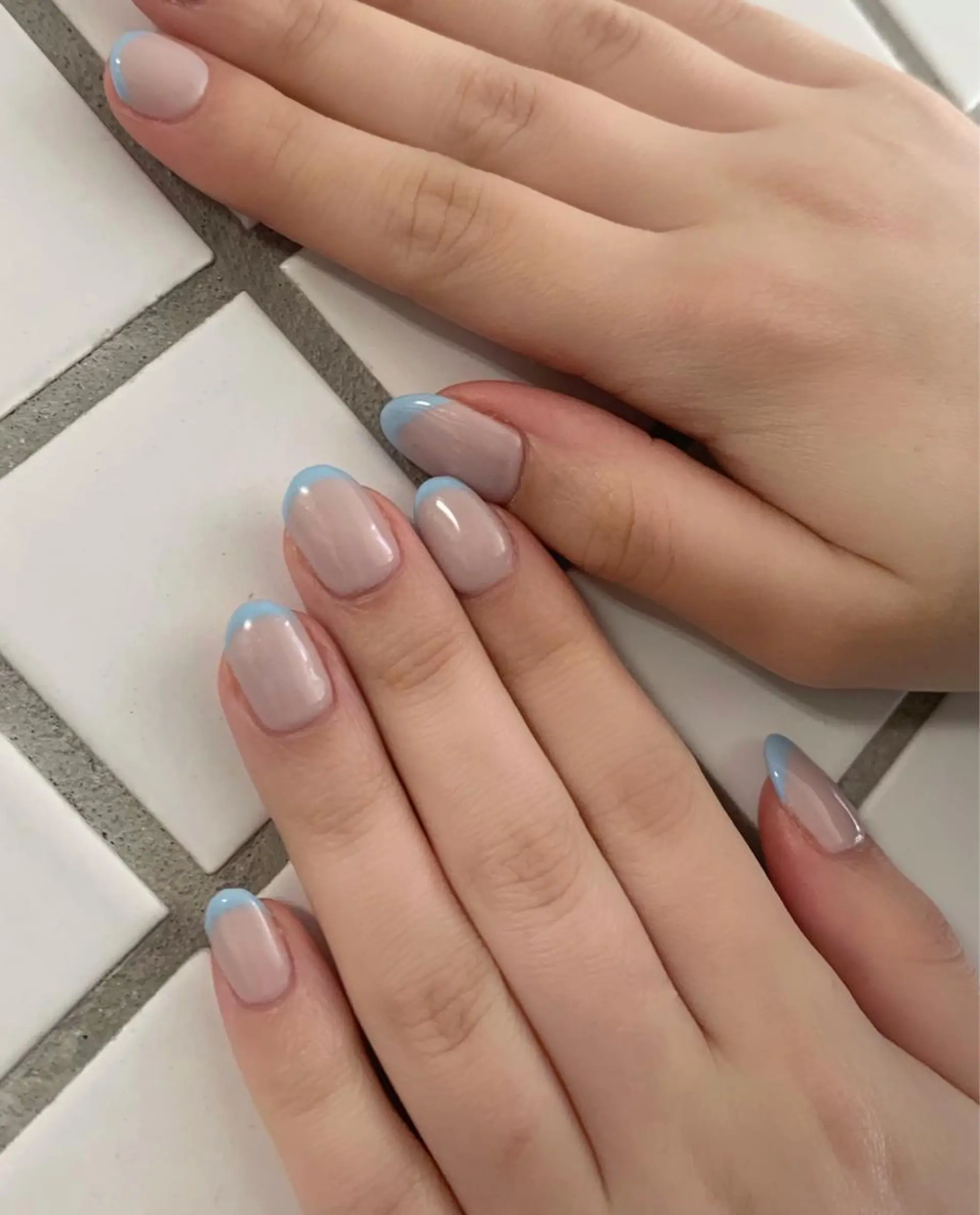 ネイル フレンチネイル ワンカラーネイル ハンドネイル N.barber / koderaのネイルデザイン