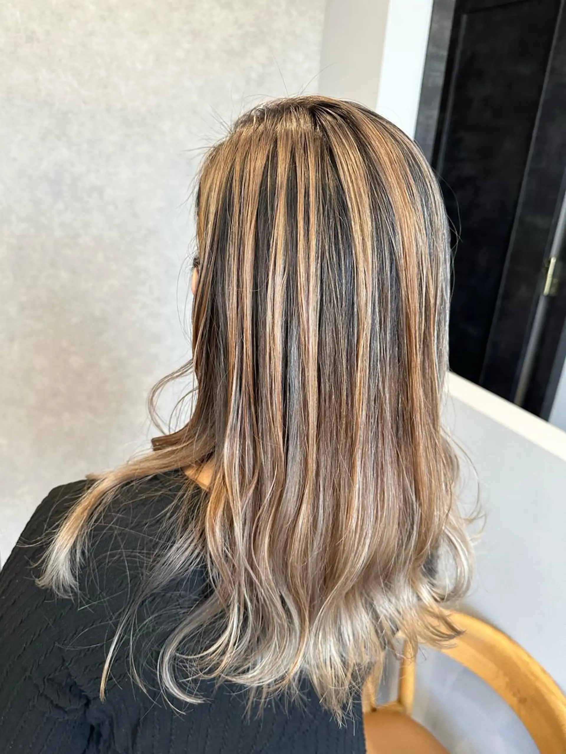 ミディアム 原 辰徳のヘアスタイル