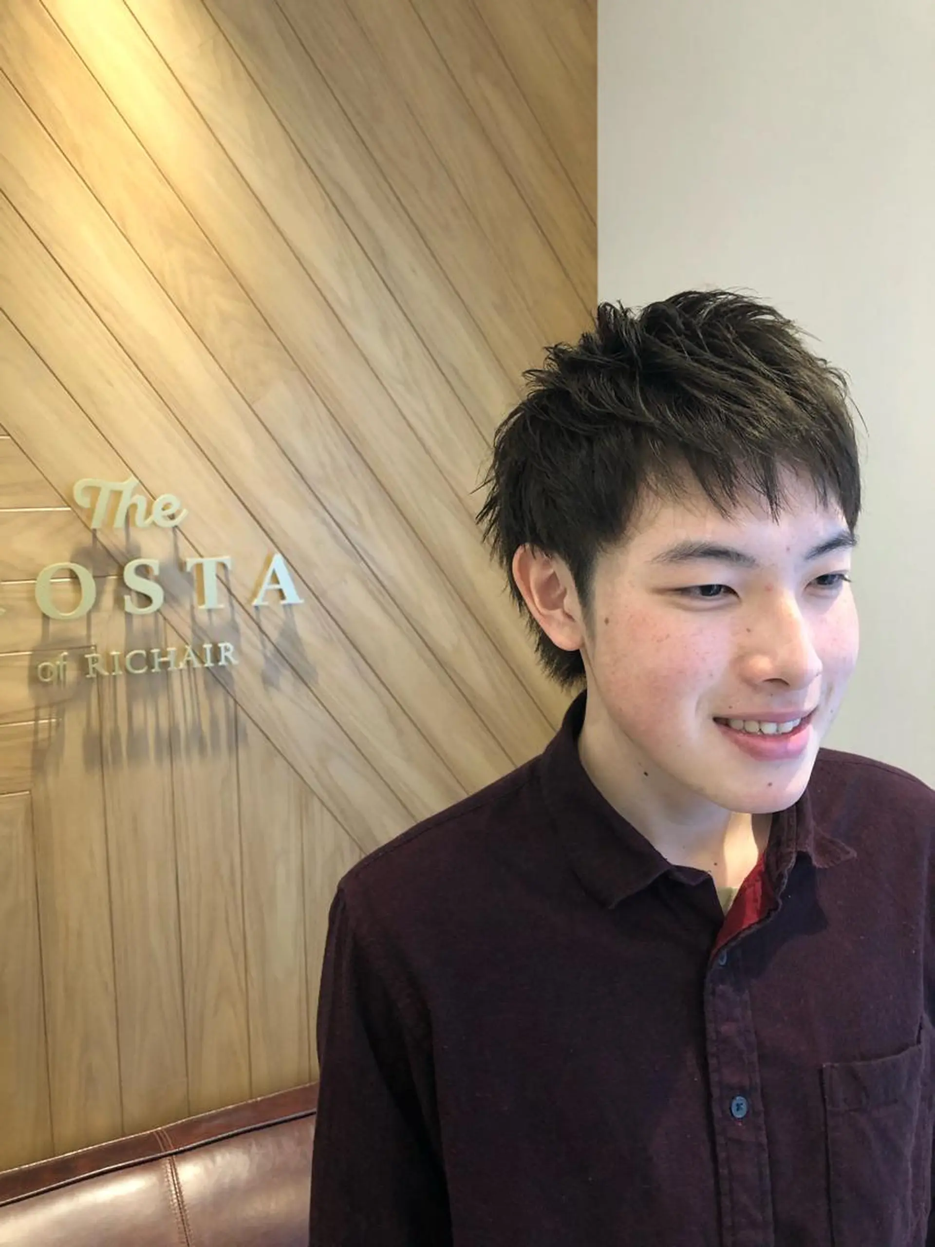 ショート メンズ 鈴村 大介のヘアスタイル