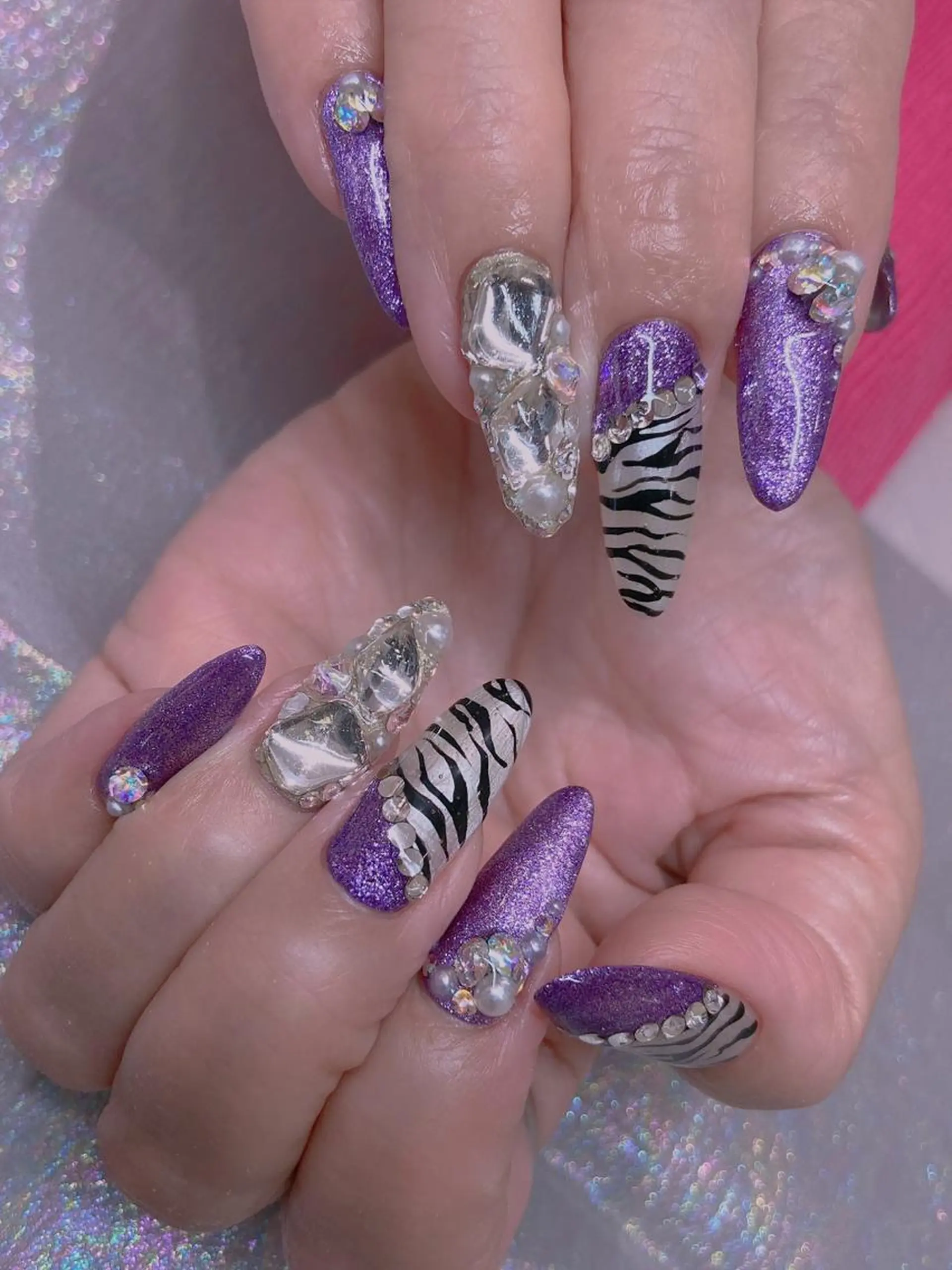 ネイル 長さだし専門店 M2　rikaのネイルデザイン