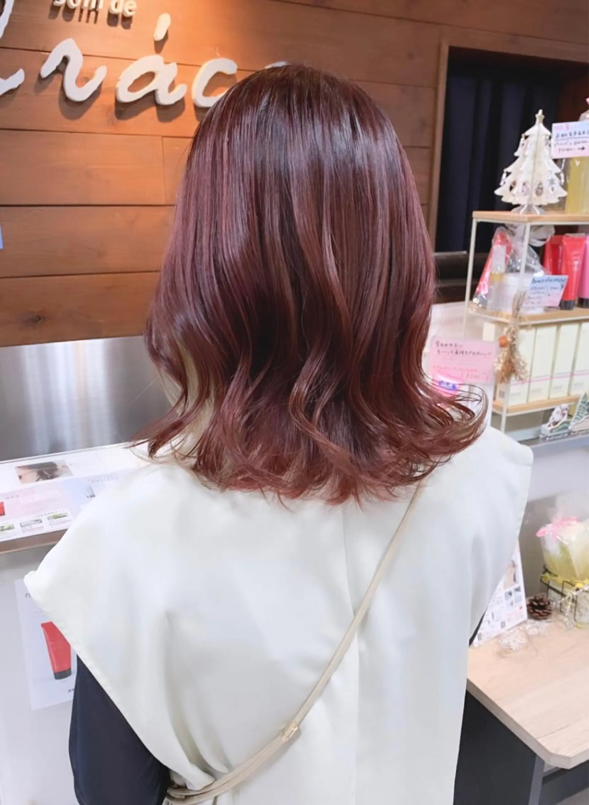 ミディアム ヘアカラー 🫧艶髪カラー🫧 森本くるみのヘアスタイル