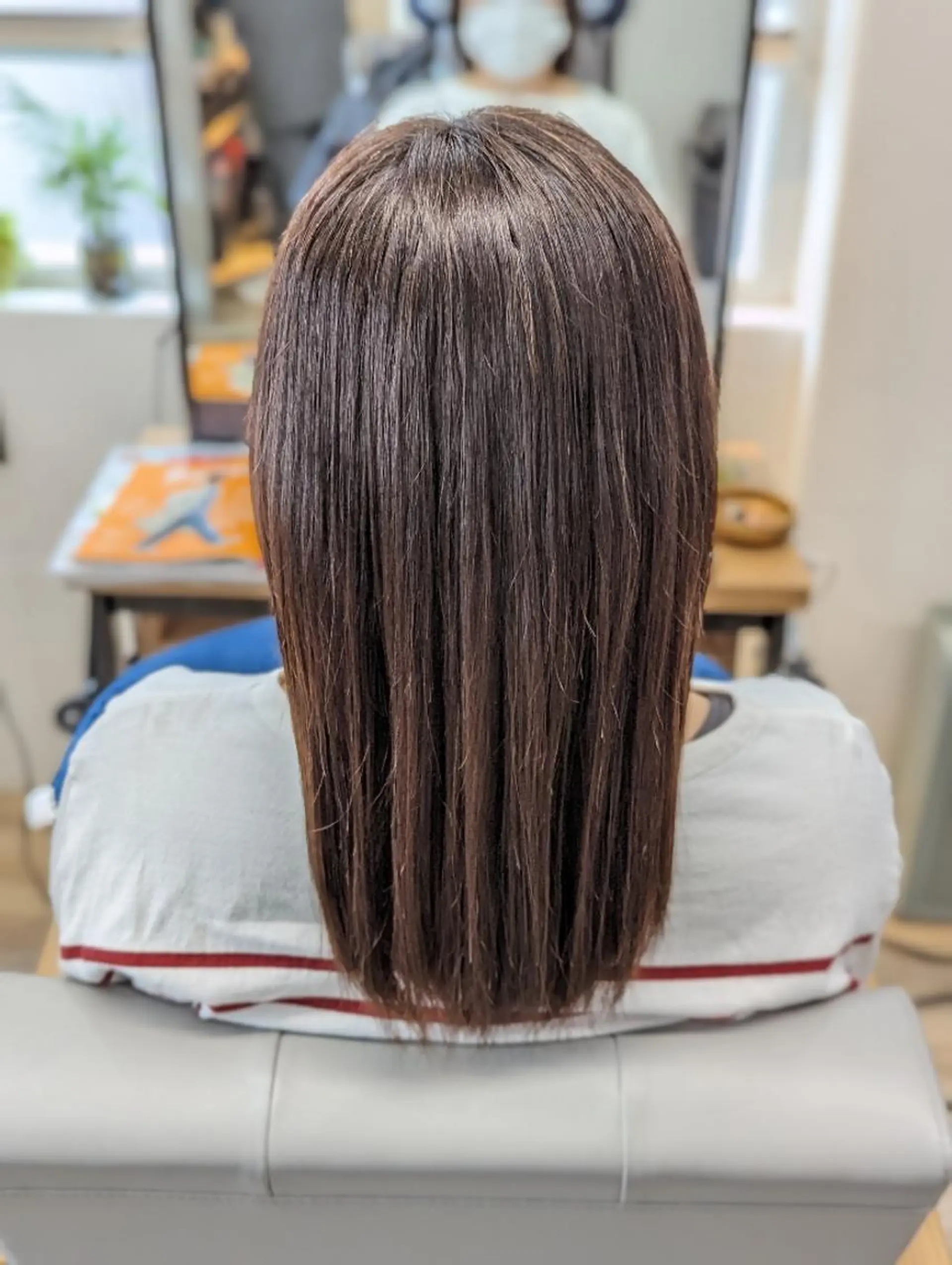 ロング カラー アッシュ アッシュブラウン ブラウンカラー ハイライトカラー ハイライト ヘアカラー トリートメント Kokeshi/美髪 /脱毛/ヘッドスパのヘアスタイル