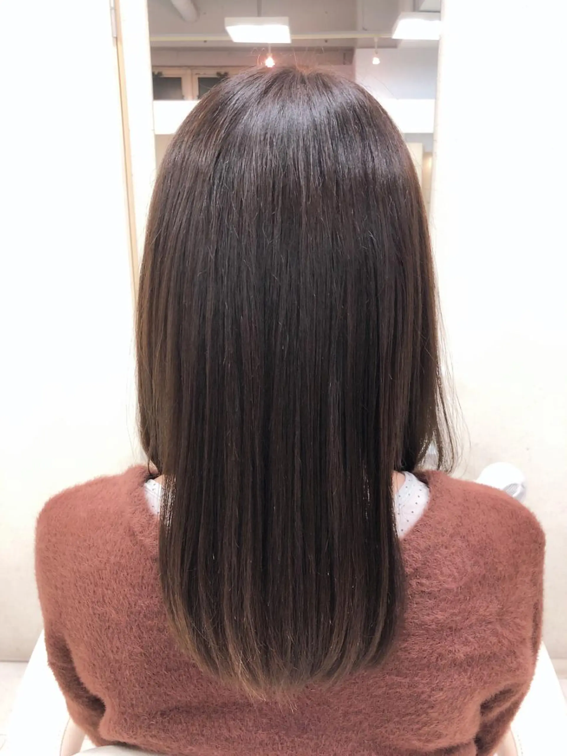 ミディアム ヘアカラー トリートメント 阿部 美咲のヘアスタイル