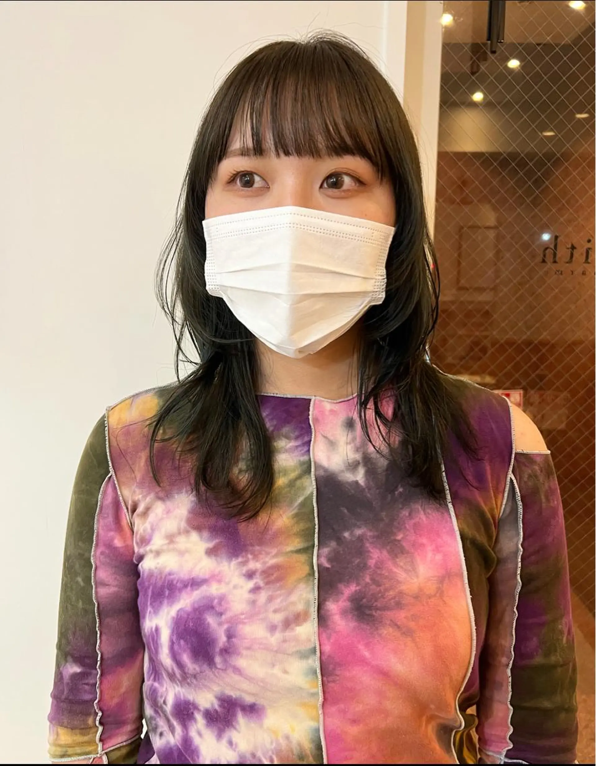 セミロング カラー 渋谷/暖色系カラー kotoha🍊のヘアスタイル