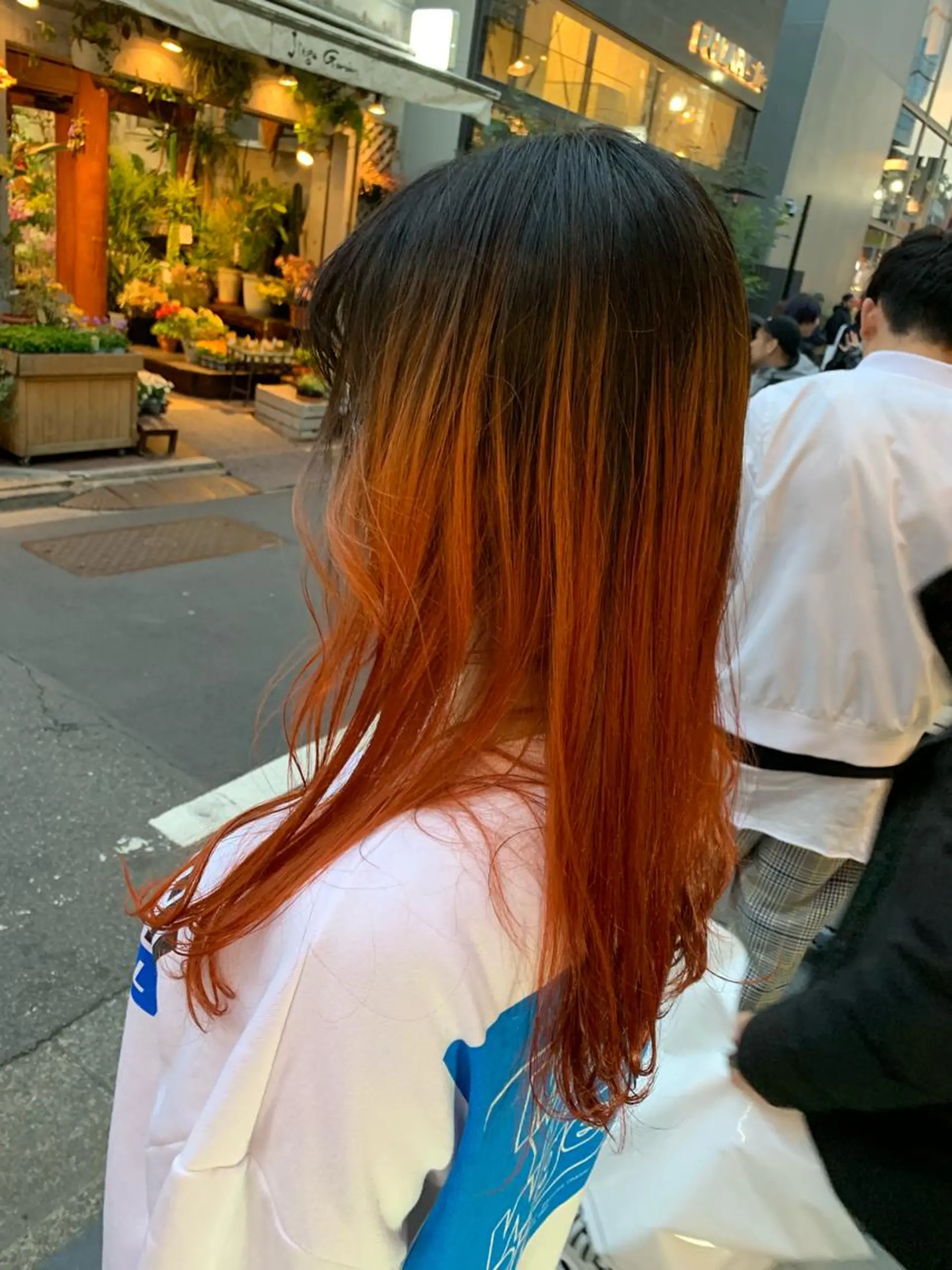 ロング カラー ピンクベージュ/新潟 万代/高橋桃葉🍑のヘアスタイル