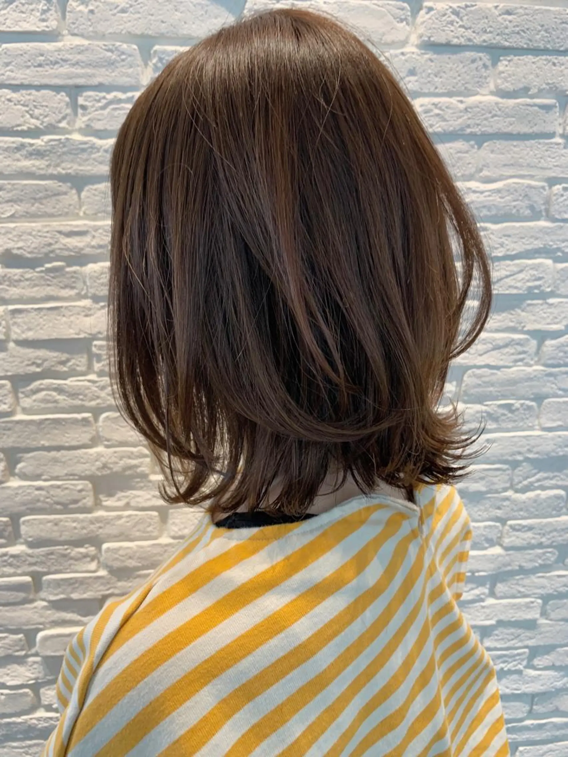 ミディアム くびれヘア Pēji所属・松村 総のヘアスタイル