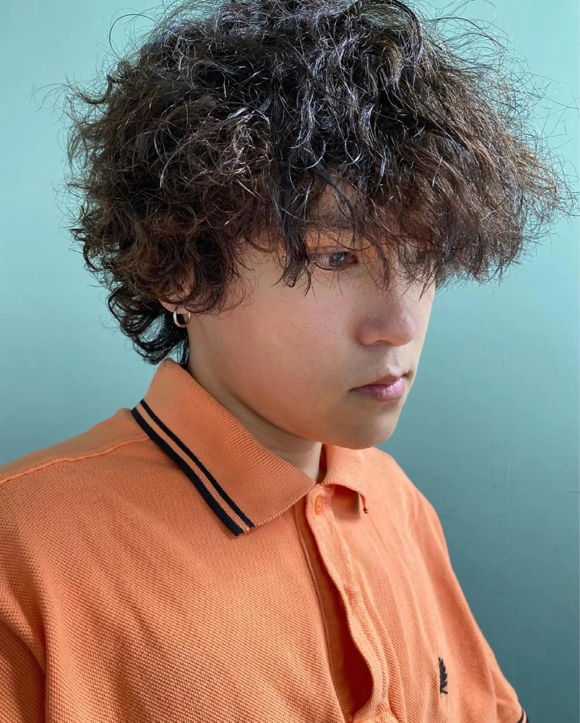 ショート パーマ ヘアアレンジ メンズ Nancy所属・束感まつげ❤︎ あみのマツエク・マツパデザイン