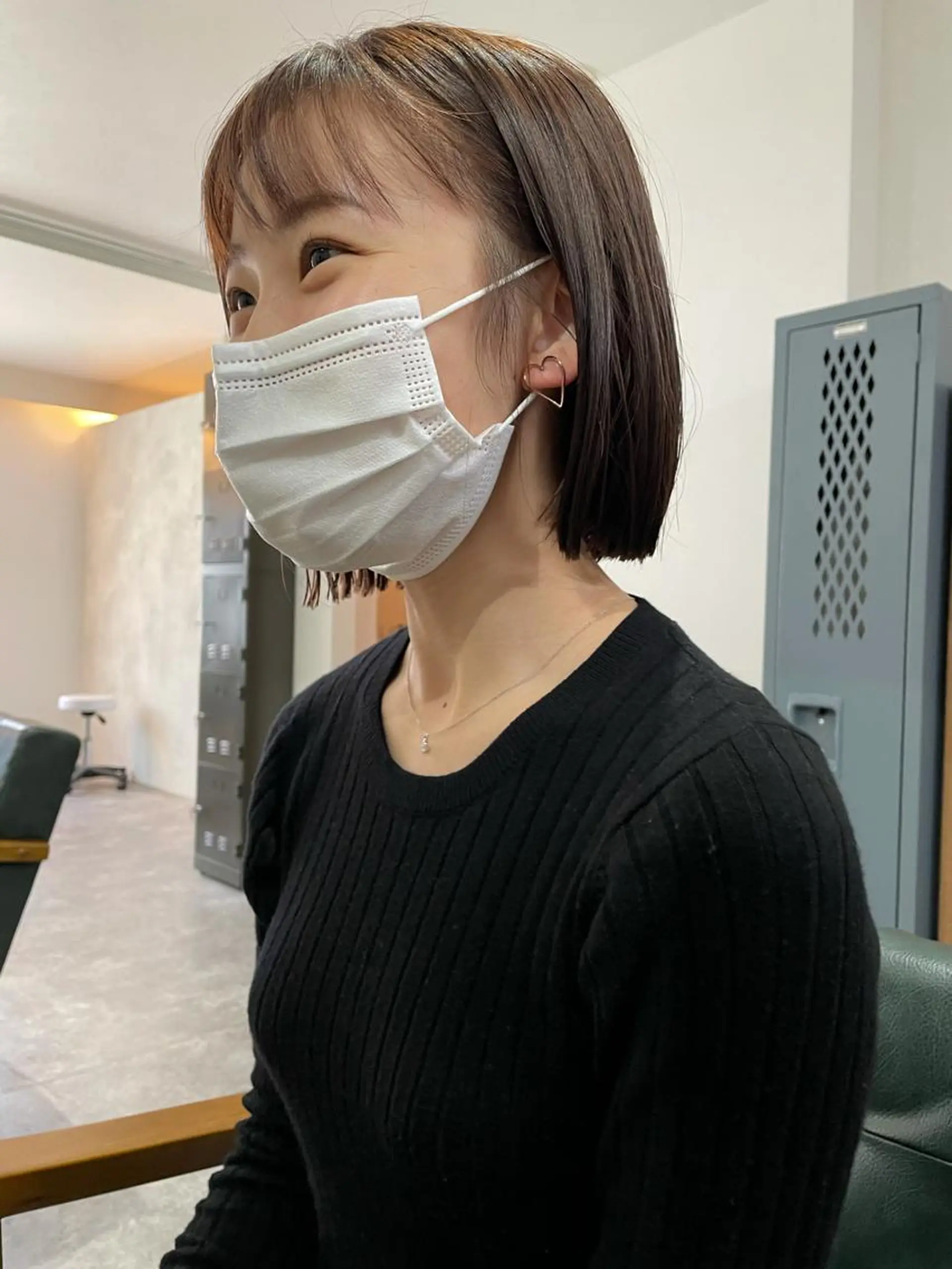 ショート カラー ボブ カット ヘアカラー トリートメント パーマ/透明感カラー /ボブ/吉田一生のヘアスタイル