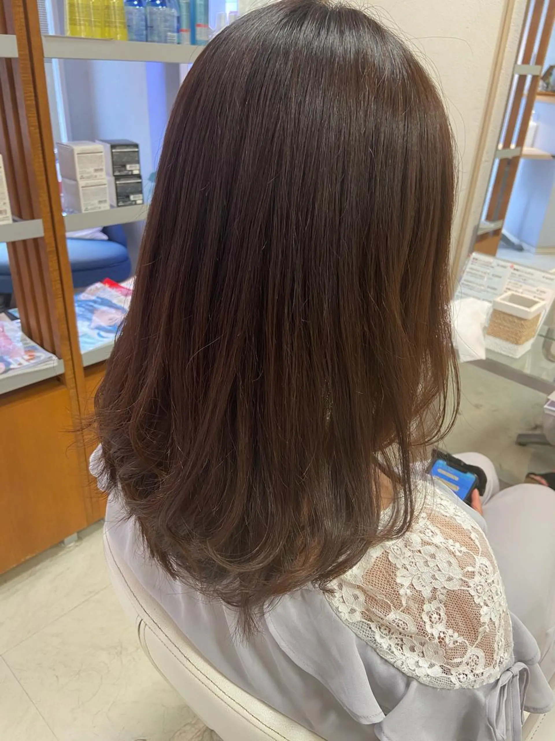 セミロング カット トリートメント 菊地 美憂のヘアスタイル