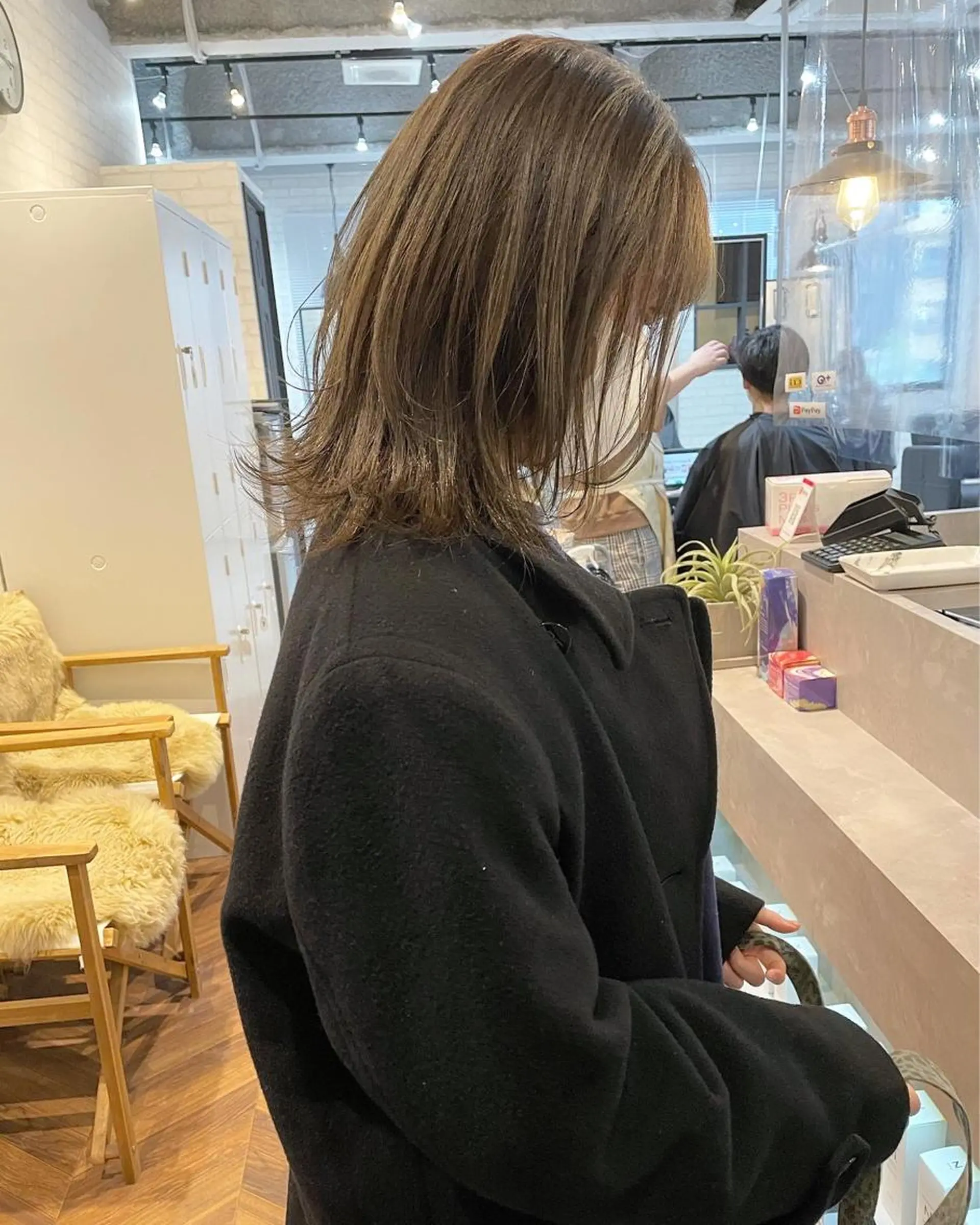 カラー ベージュカラー オリーブベージュ レイヤー/ボブ/ 顔周り/yukinaのヘアスタイル