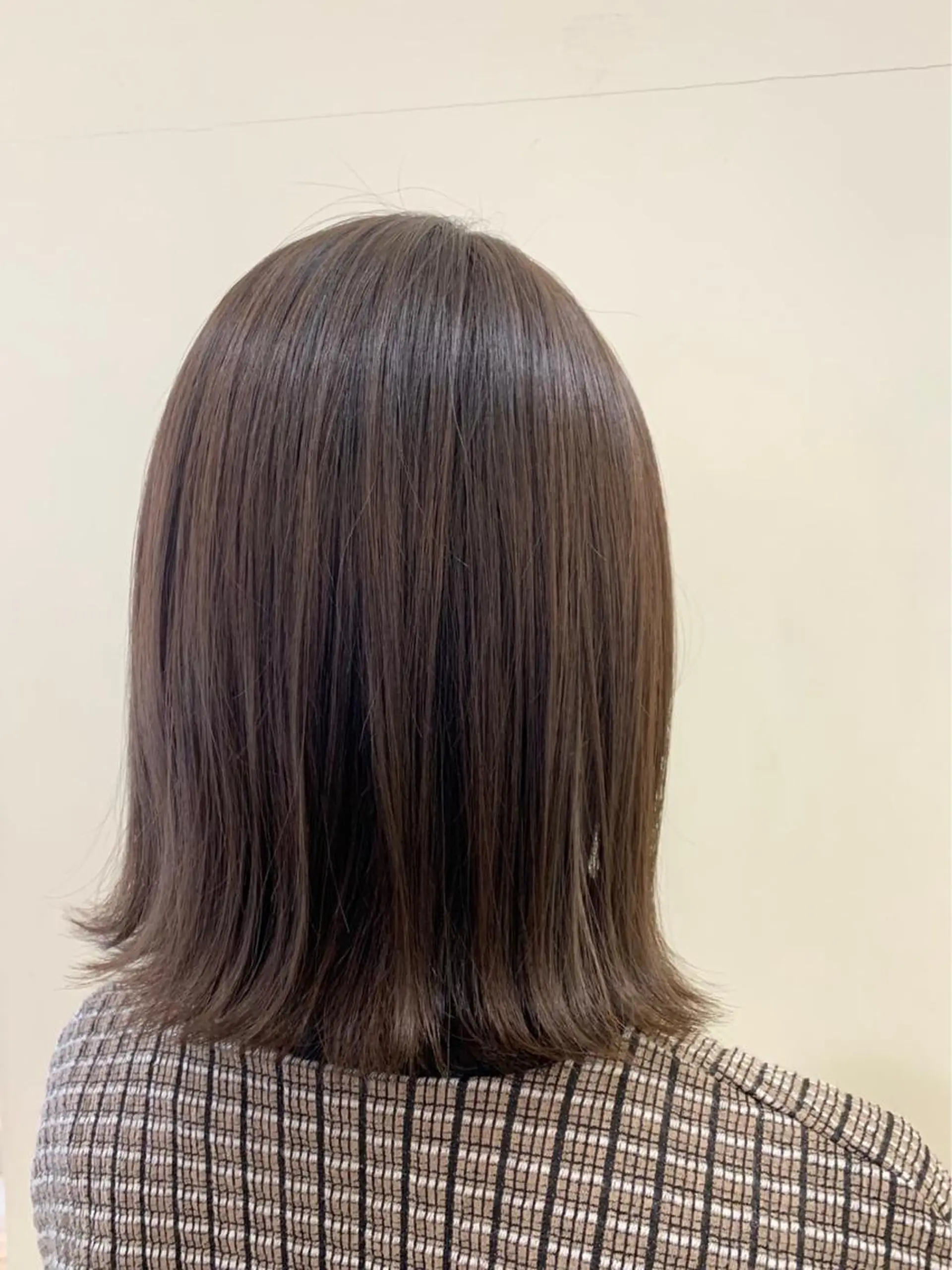 ミディアム カット ヘアカラー トリートメント ボブ/美髪矯正 /佐藤　奈巳のヘアスタイル