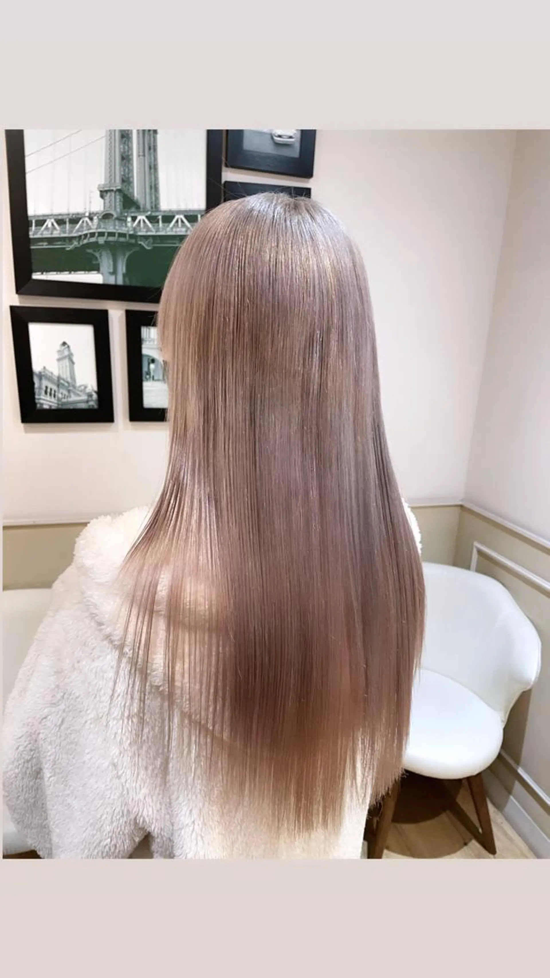 ロング ヘアカラー トリートメント 髪質改善カラー /美髪矯正🫧ゆたかのヘアスタイル