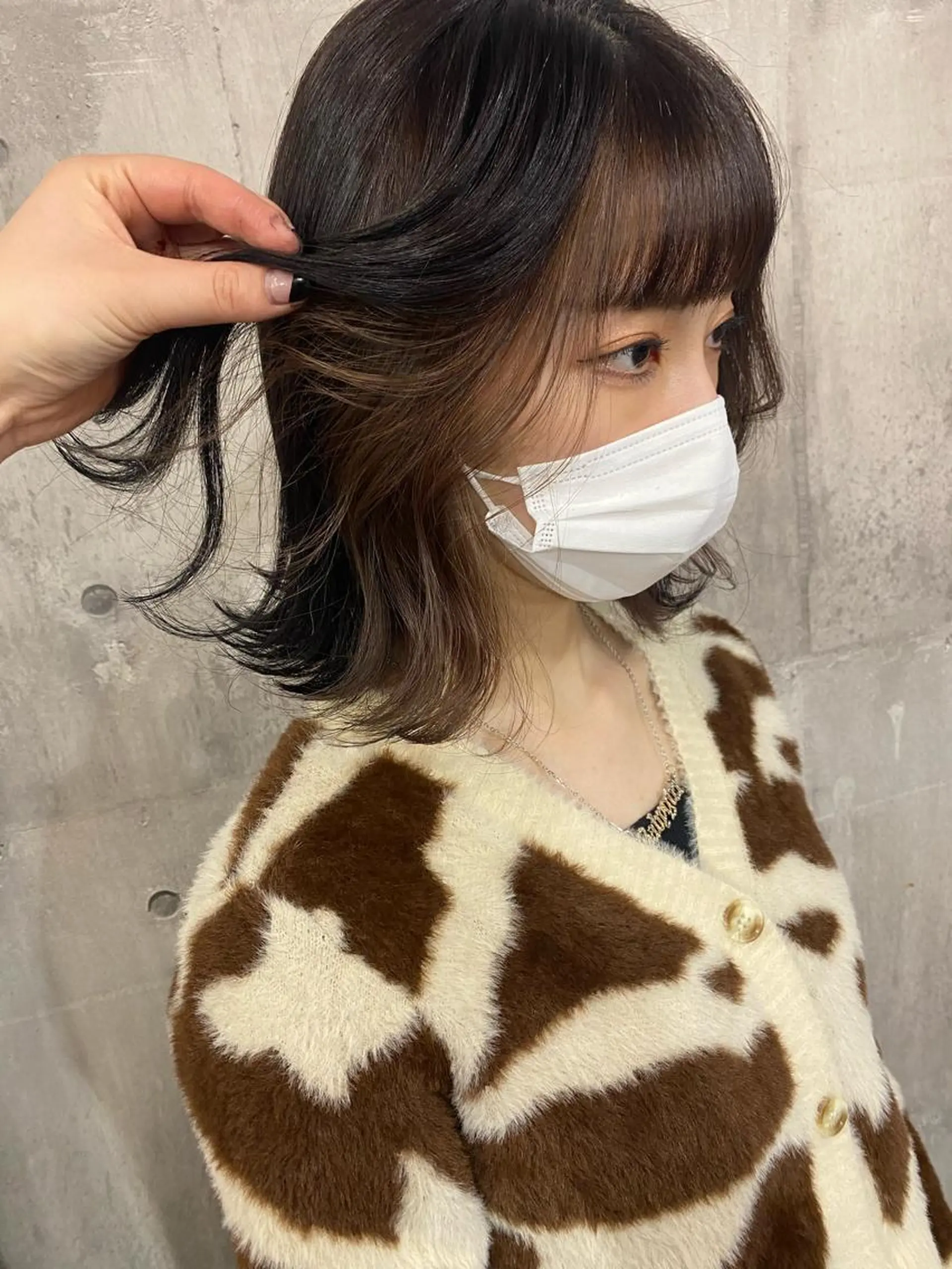 セミロング カラー インナーカラー SHURI❤️‍🔥 中/韓mix ♡のヘアスタイル