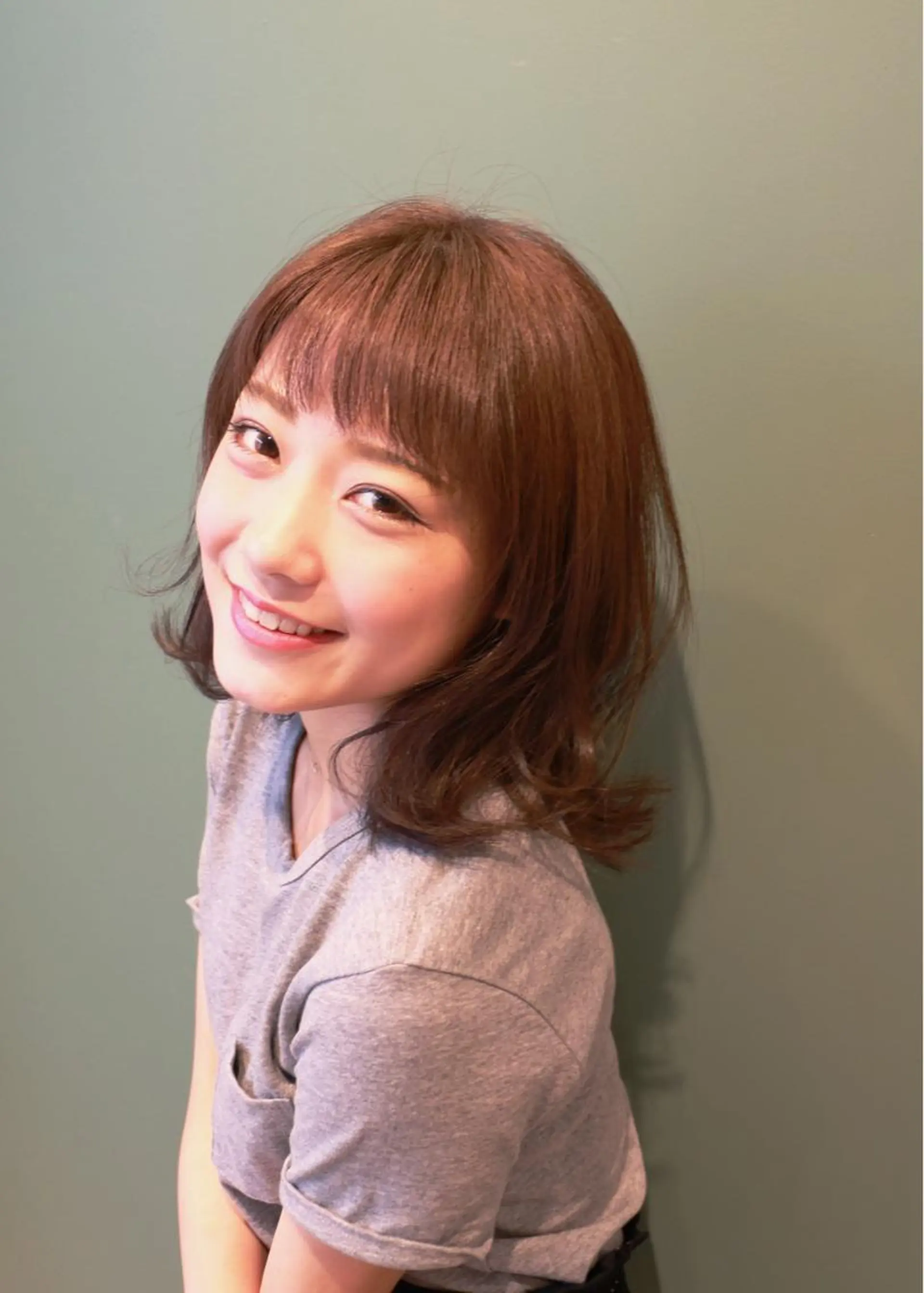 ミディアム ヘアカラー トリートメント maison devote所属・当日OK◎艶カラー /木下ゆりえ🌸のヘアスタイル