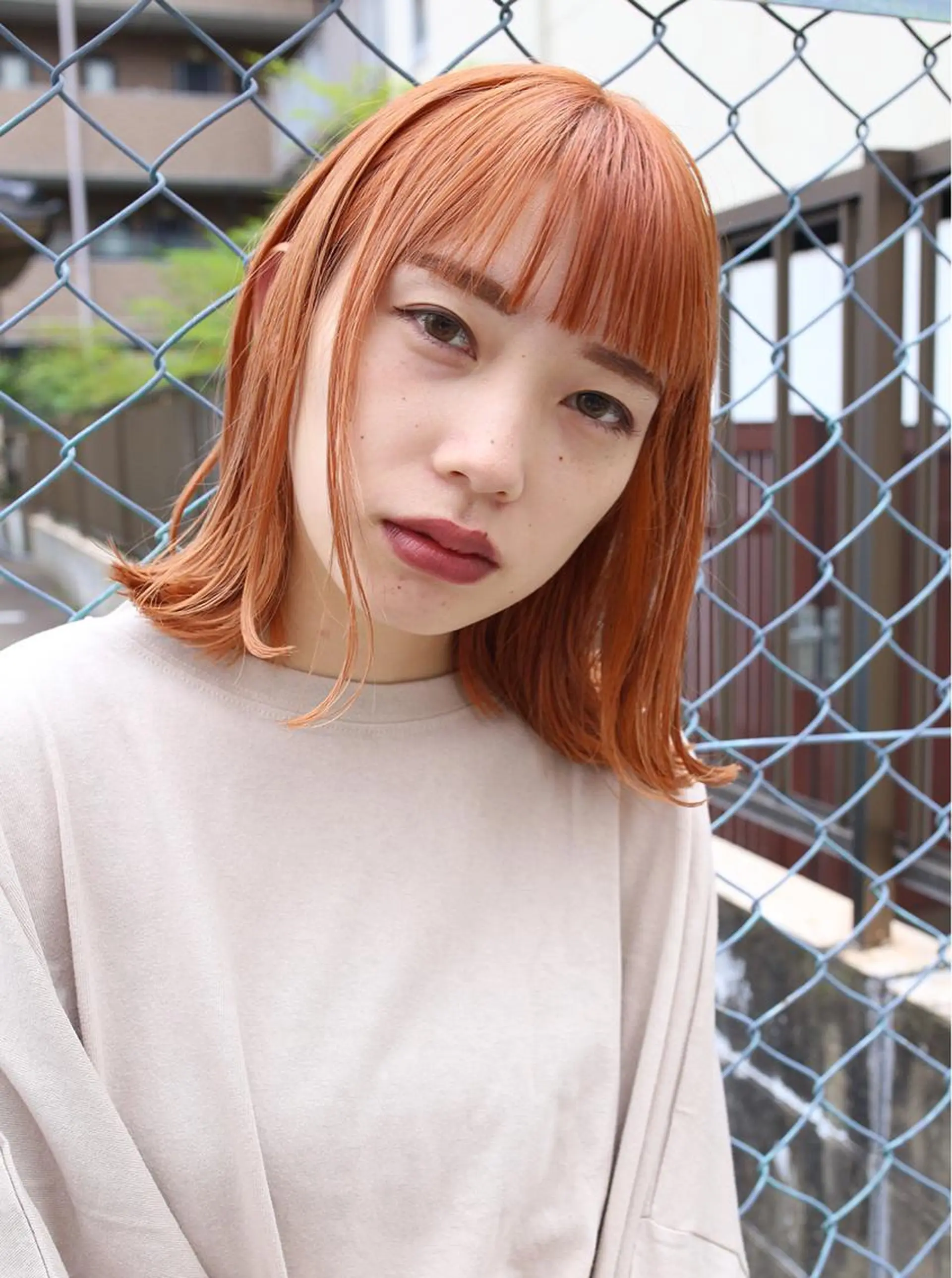 ミディアム カラー ブリーチカラーが人気 onnuのヘアスタイル