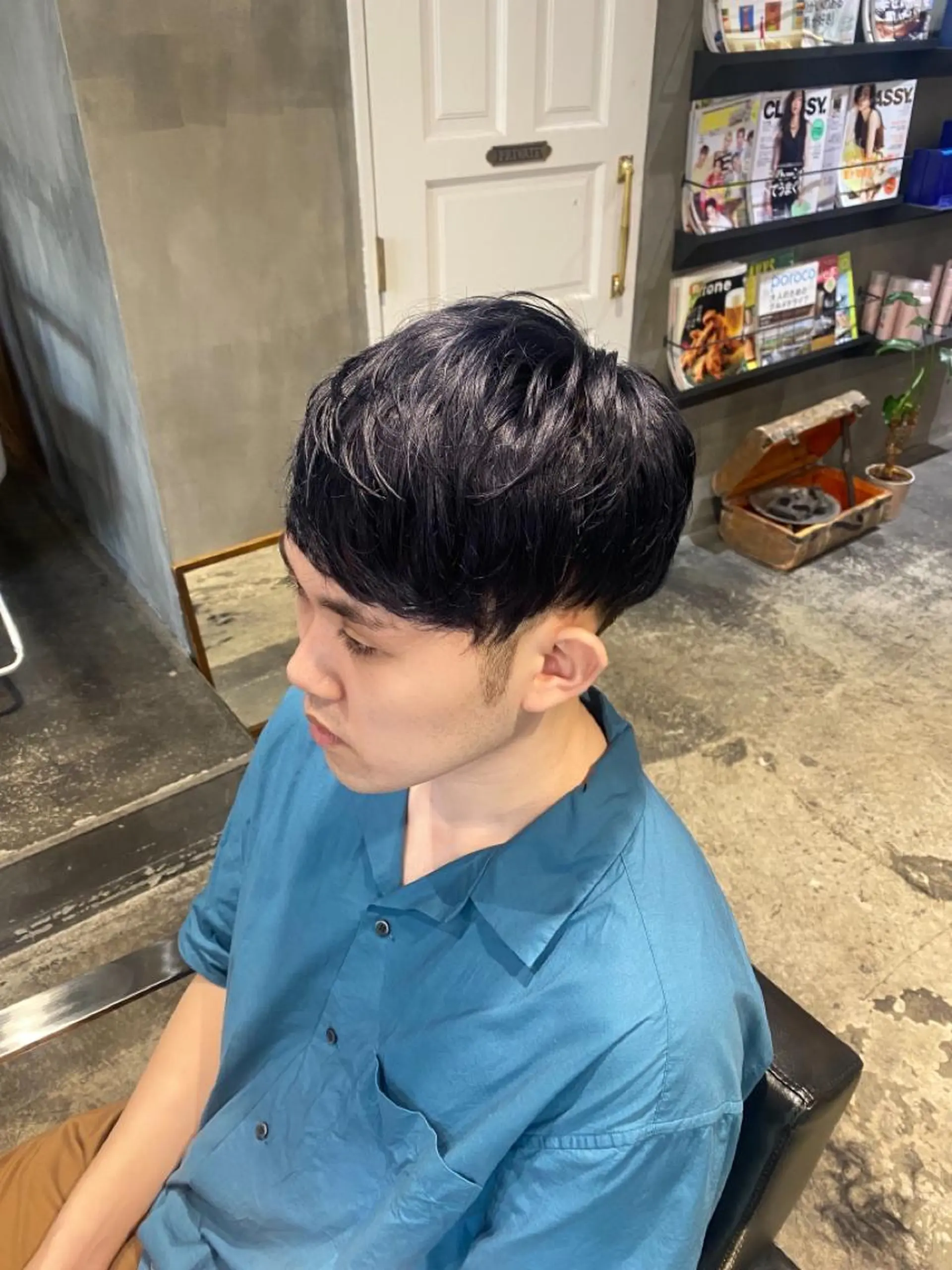 ショート カラー メンズ Agu hair lore沼館店所属・八戸パーマ/メンズパ ーマ/シンゴ。のヘアスタイル