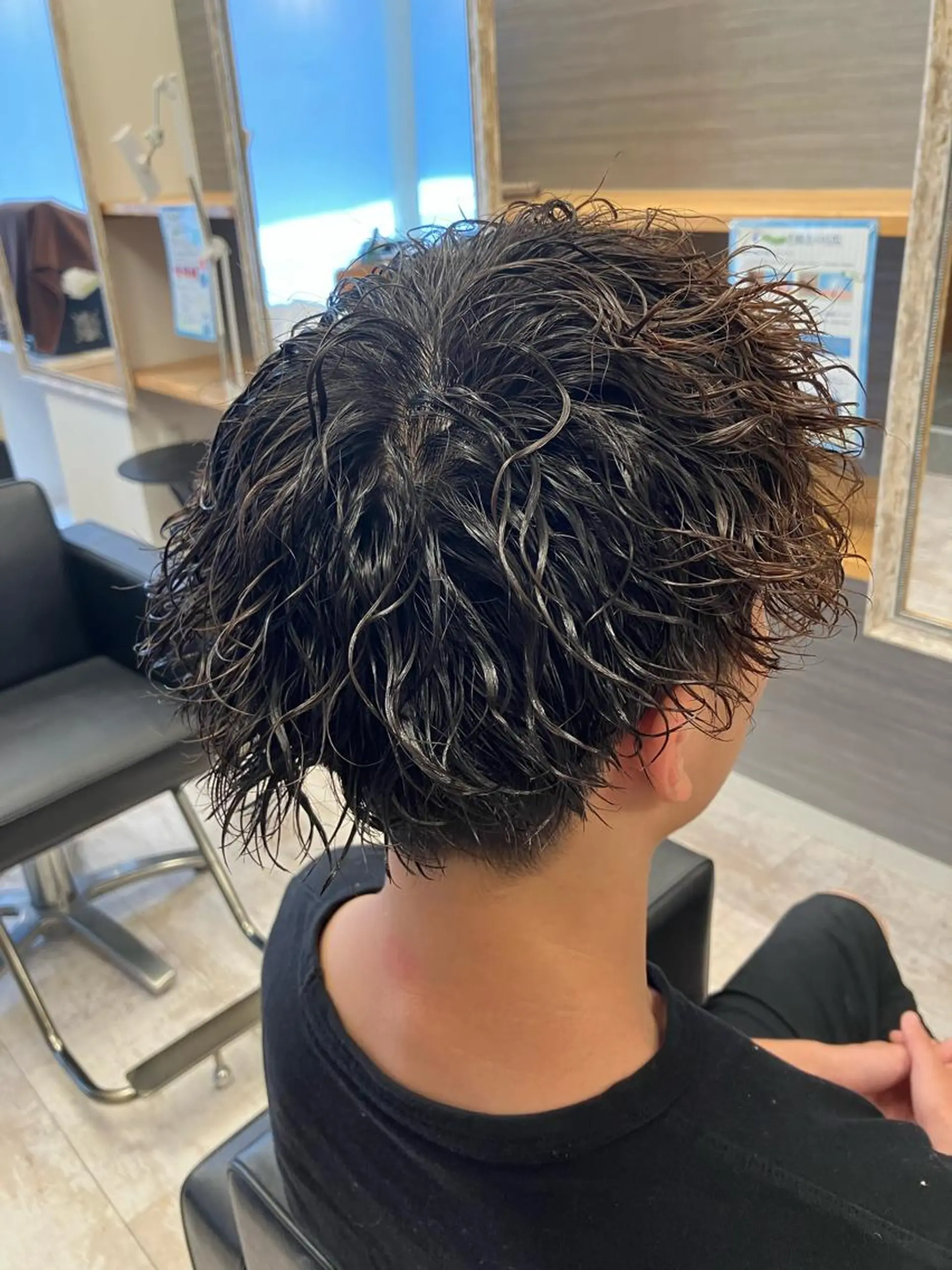 パーマ メンズ カット パーマ メンズ特化/パーマ/ フェードWATARUのヘアスタイル