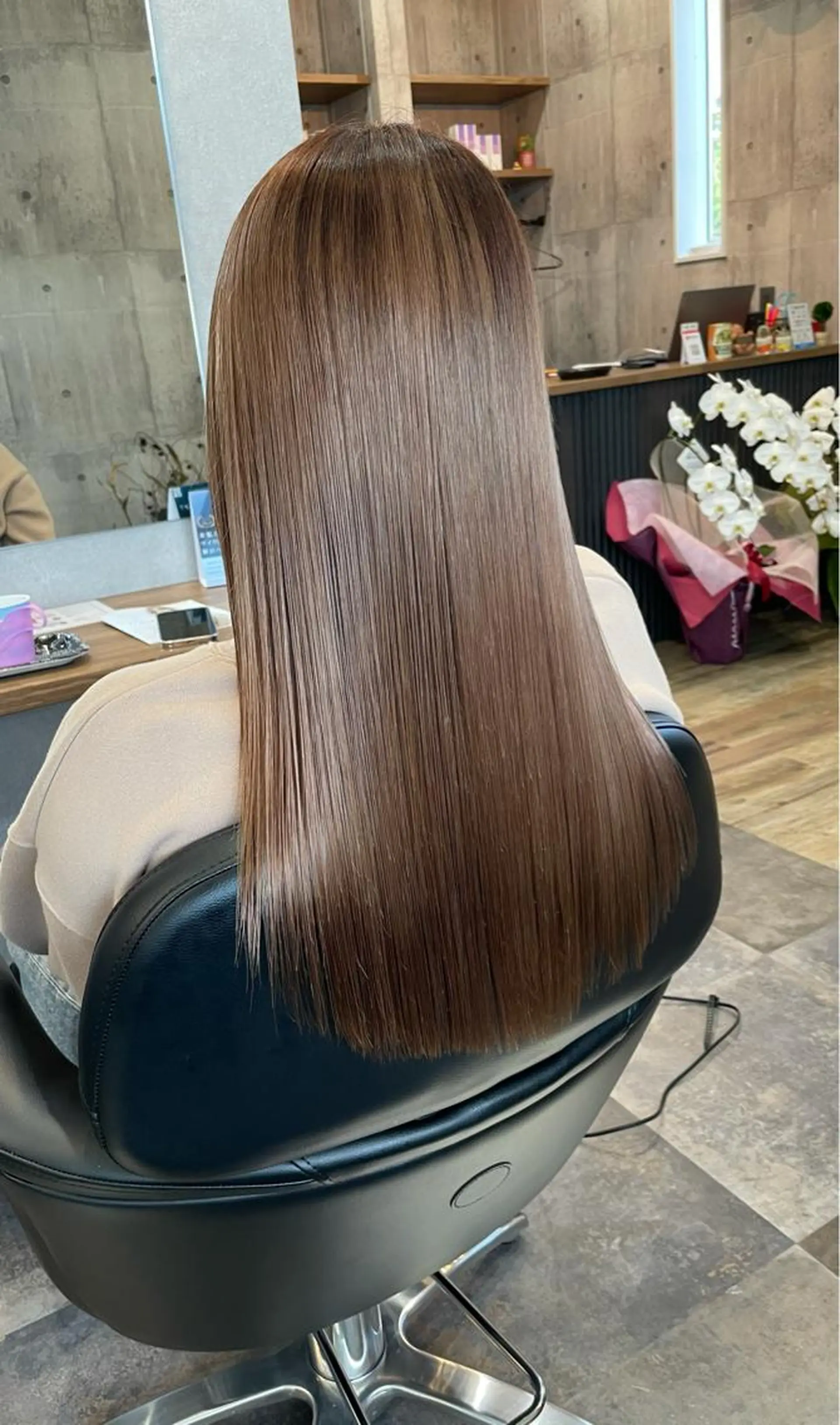 ロング カラー レイヤーカット匠 イソザキノリユキのヘアスタイル