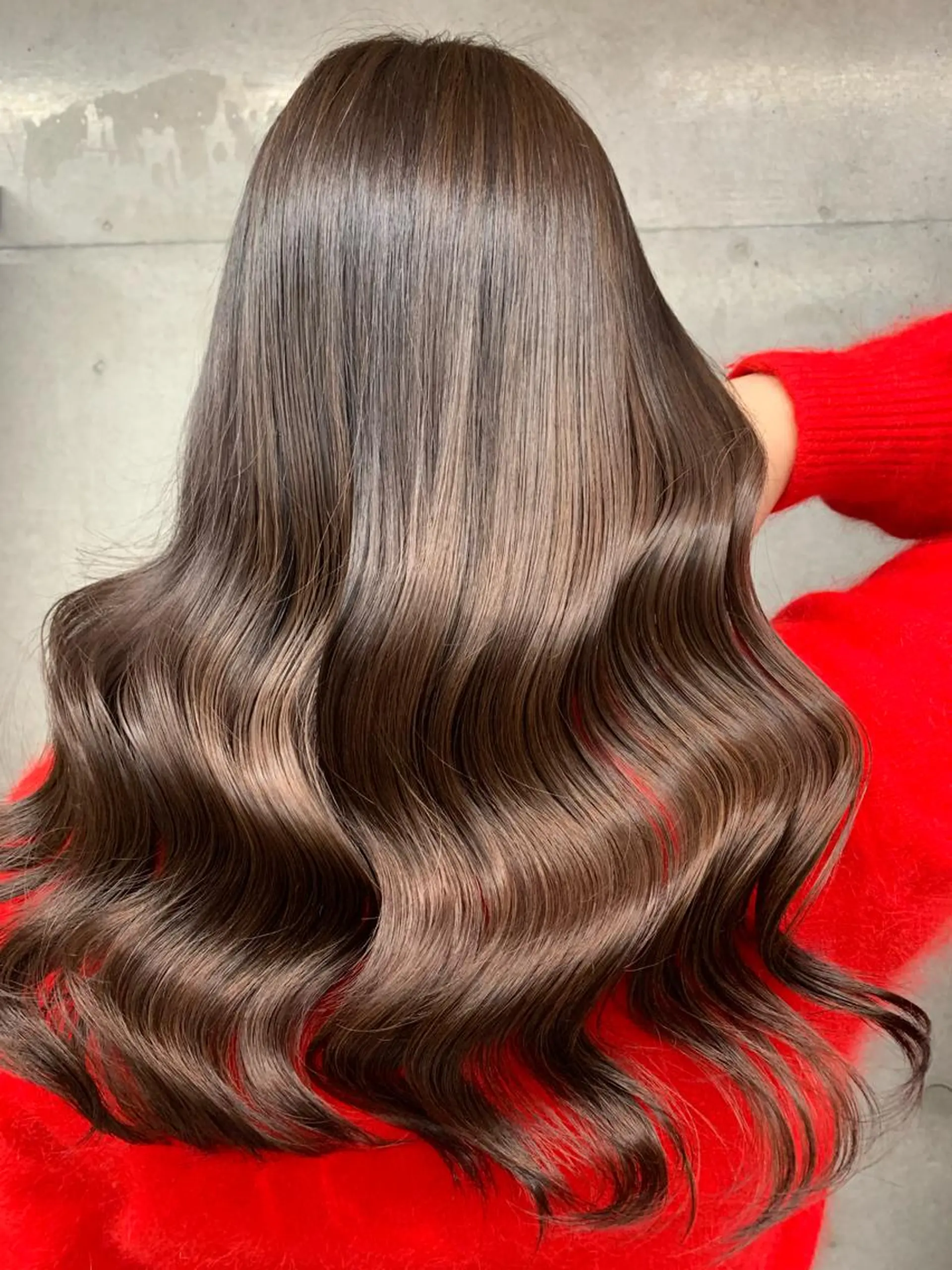 ロング カラー ブラウンカラー 透明感カラー ラベンダーカラー MIL心斎橋所属・Clair クレアのヘアスタイル