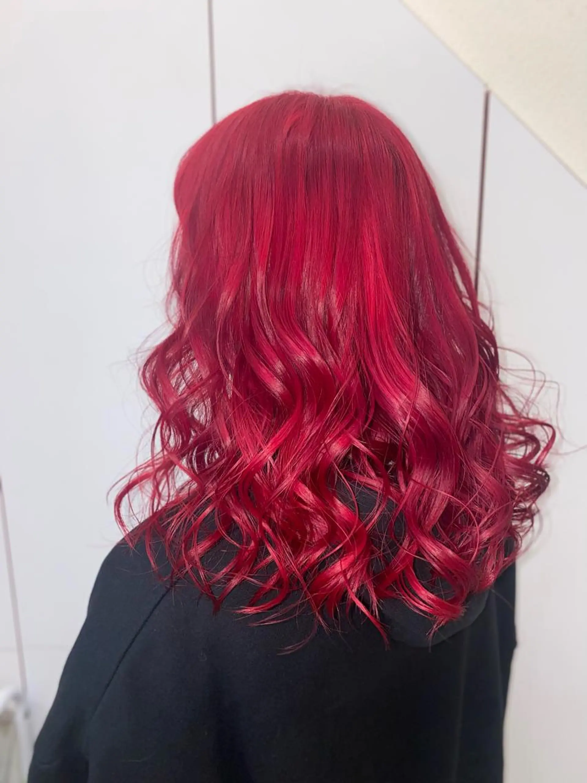 ミディアム ゆぴ☾‪/推しカラー /ハイトーンのヘアスタイル