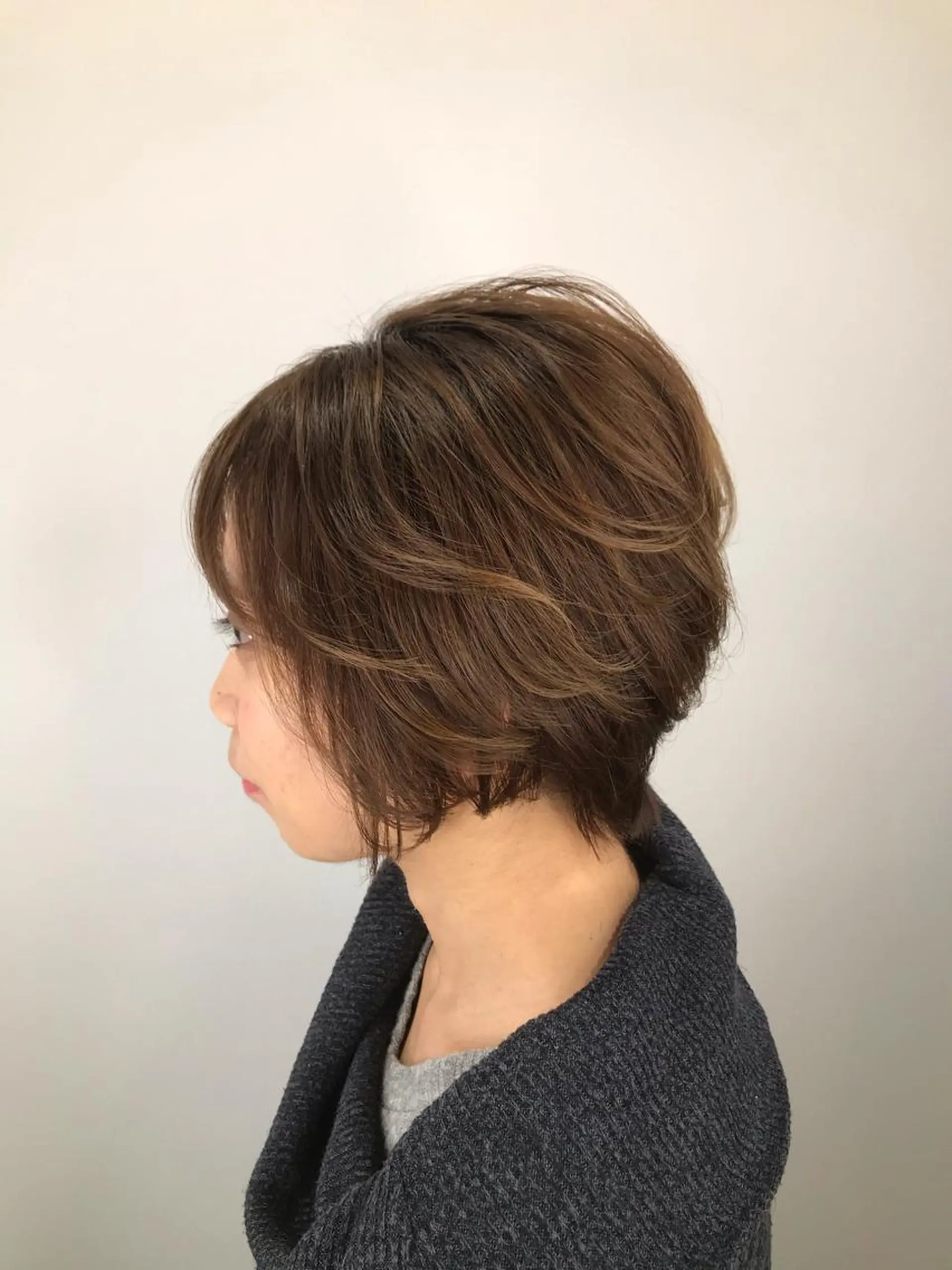 ショート インナーカラー/ ストレート/奥野洸也のヘアスタイル