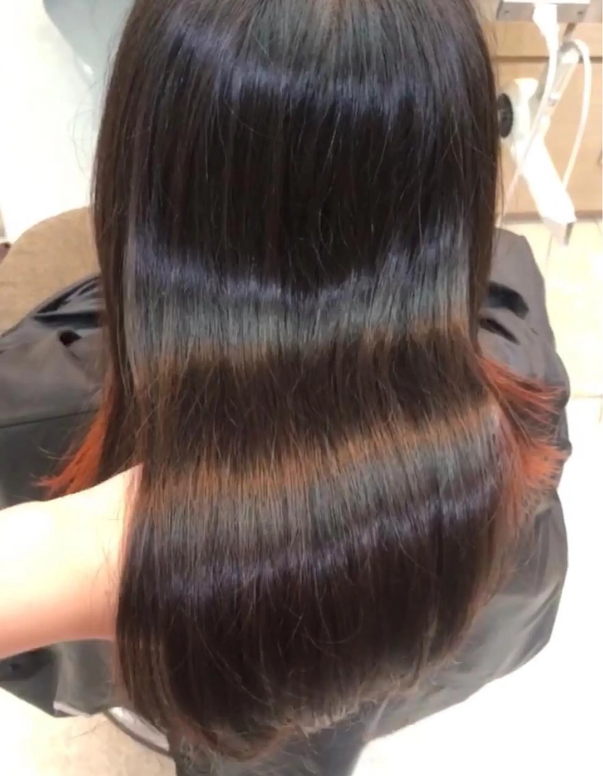 セミロング カラー カット ヘアカラー トリートメント シールエクステ/ 髪質改善💐yuuのヘアスタイル