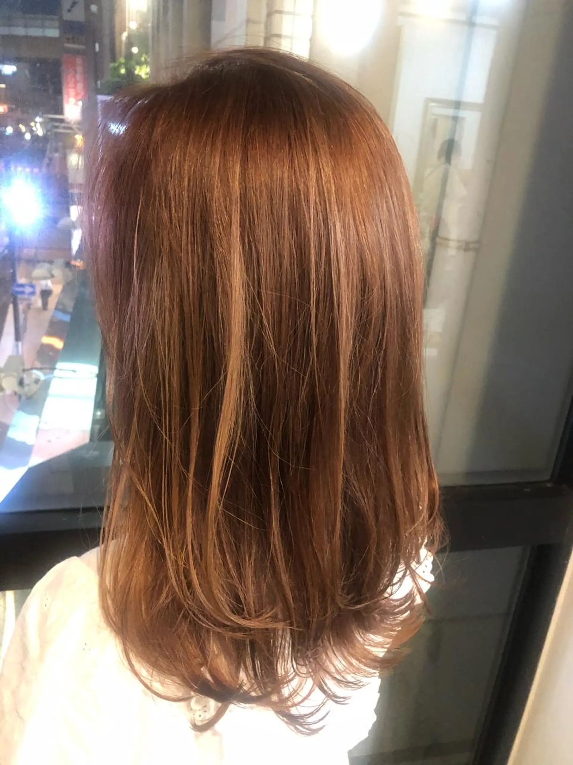 ミディアム カラー 髪質改善＆ブリーチ 伊勢　祐一郎のヘアスタイル