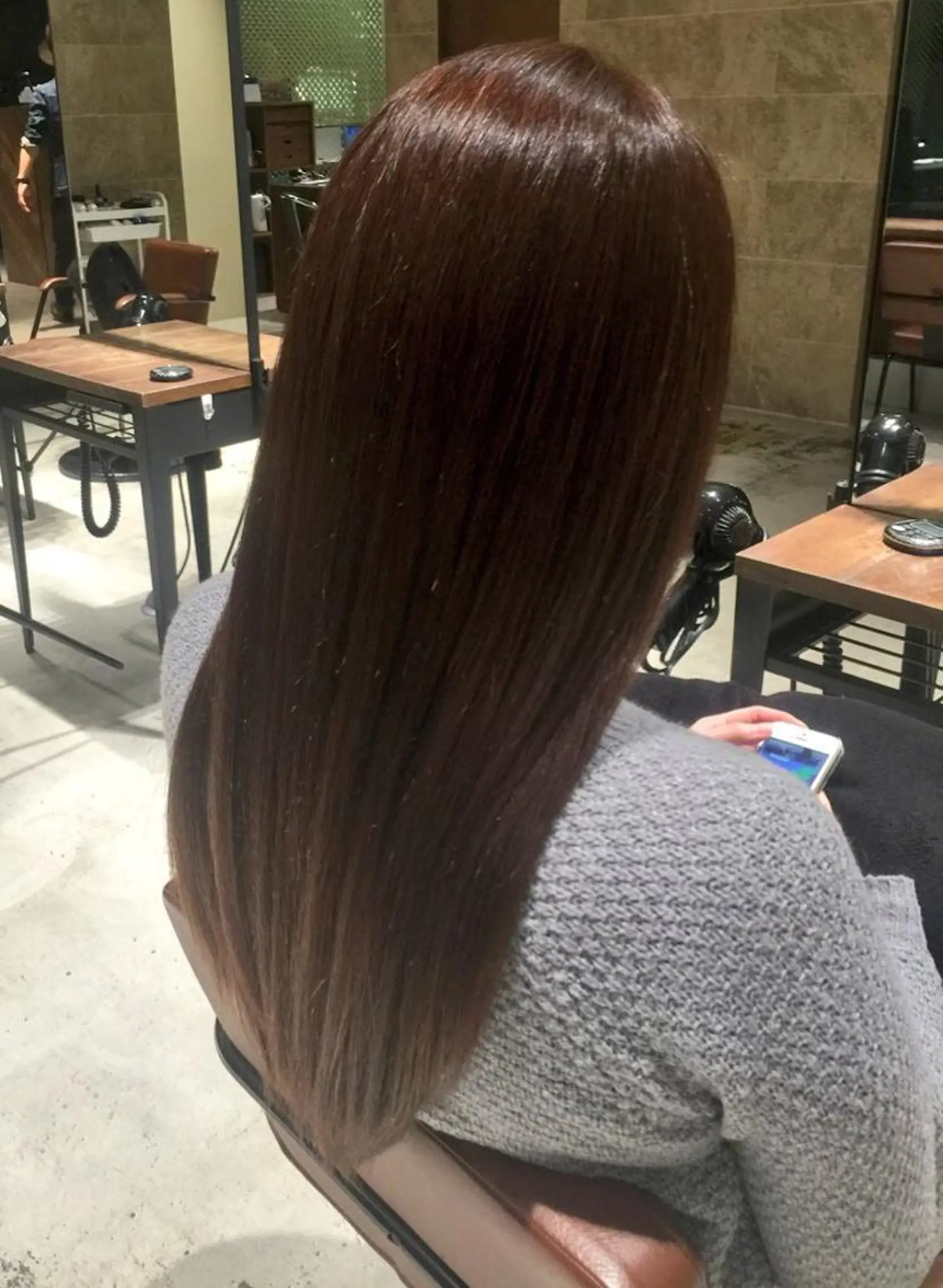 ミディアム セミロング ロング カラー バレイヤージュ レイヤーカット seed hair 豊岡店所属・藤井 翔汰のヘアスタイル