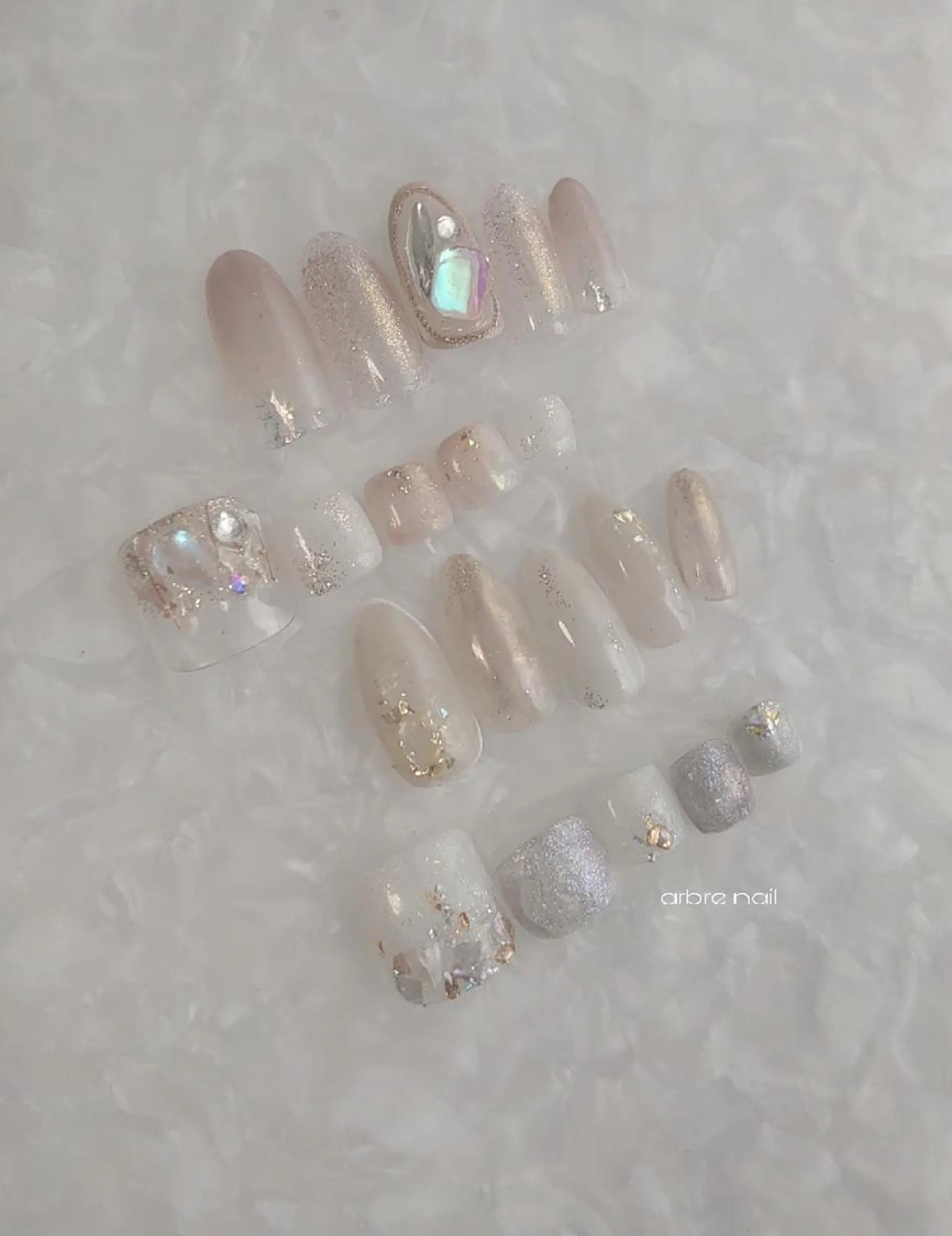 ネイル ハンドネイル ＊arbre nail＊.アーブルネイル所属・✯.。 arbre  nail 。✯.のネイルデザイン
