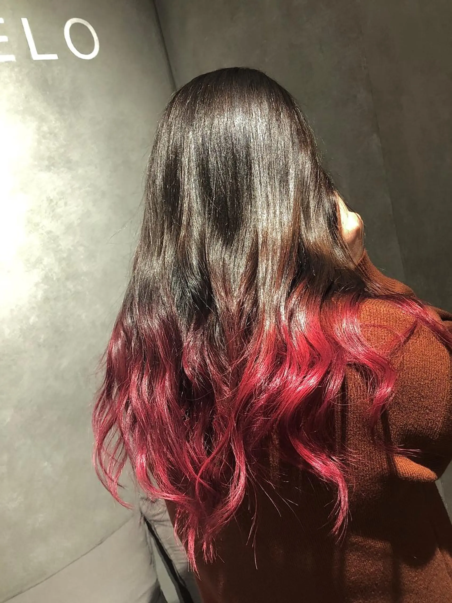 カラー ブリーチ毛矯正.髪質 改善.髪にドラマをのヘアスタイル