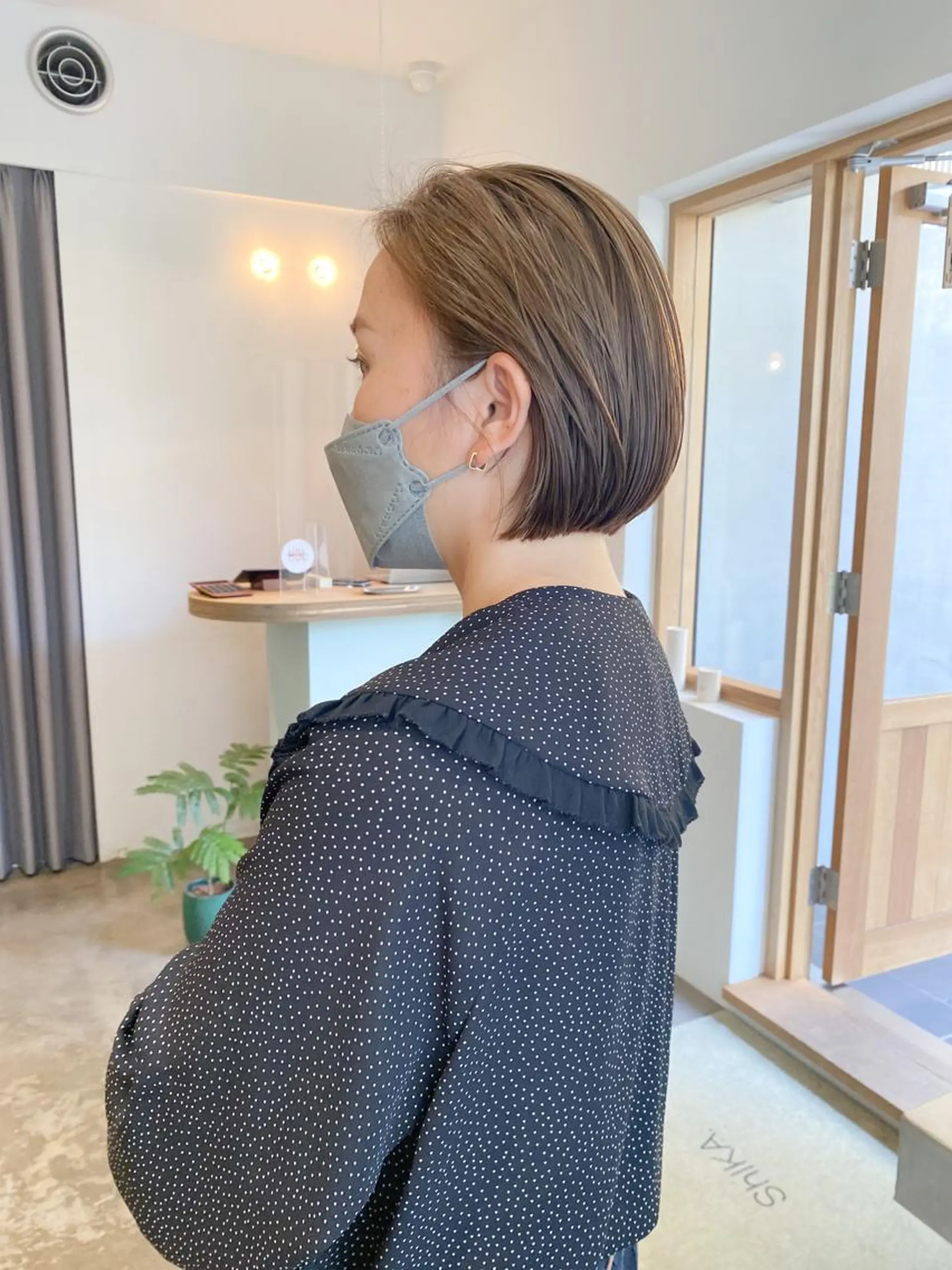 ショート カラー ヘアアレンジ マツエク・マツパ ブリーチ 透明感カラー ハイライトカラー ハイライト Nancy所属・束感まつげ❤︎ あみのマツエク・マツパデザイン