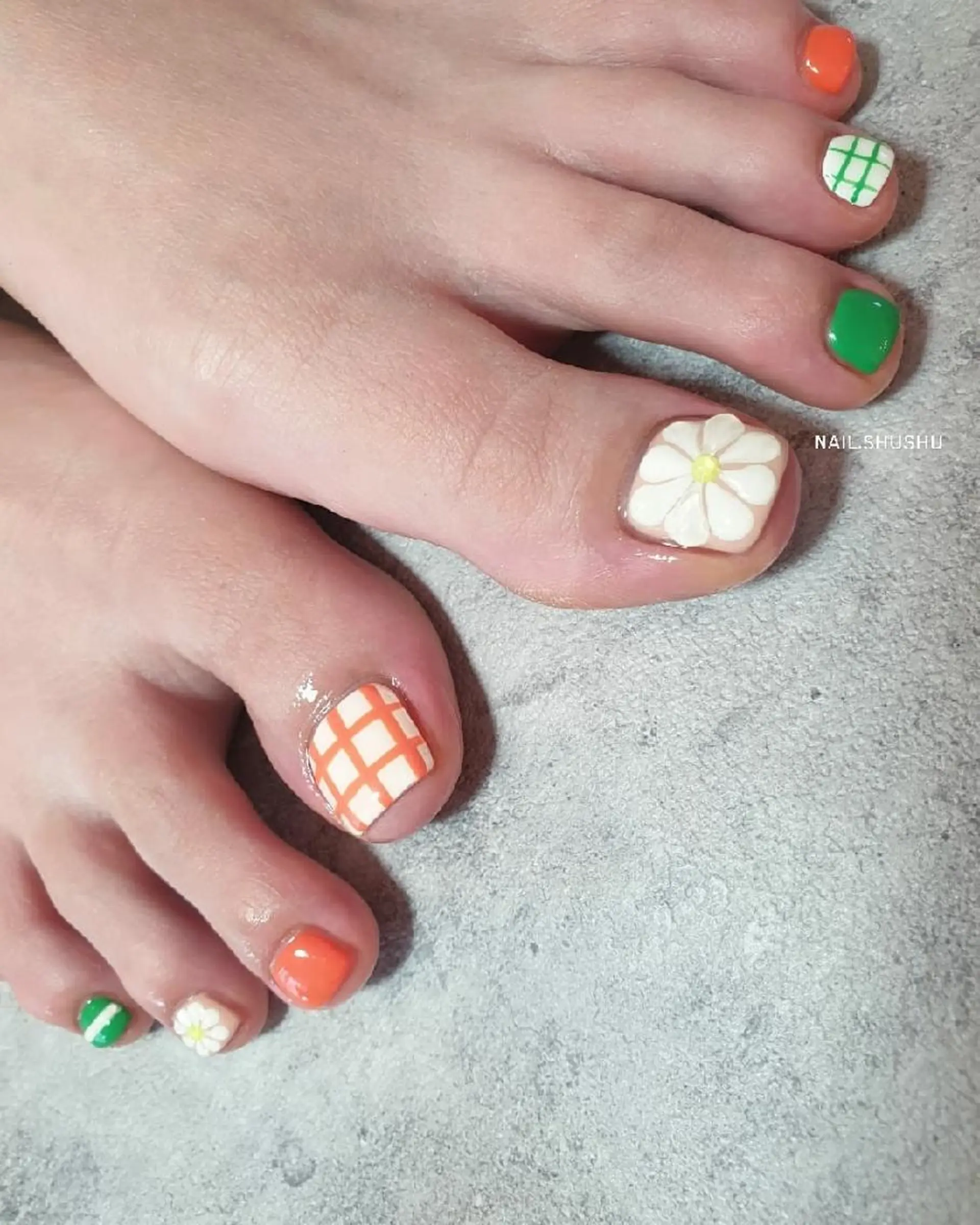 ネイル 韓国ネイル ニュアンスネイル シンプルネイル 夏ネイル 3dパーツ/流行り 👧shushu❤️のネイルデザイン