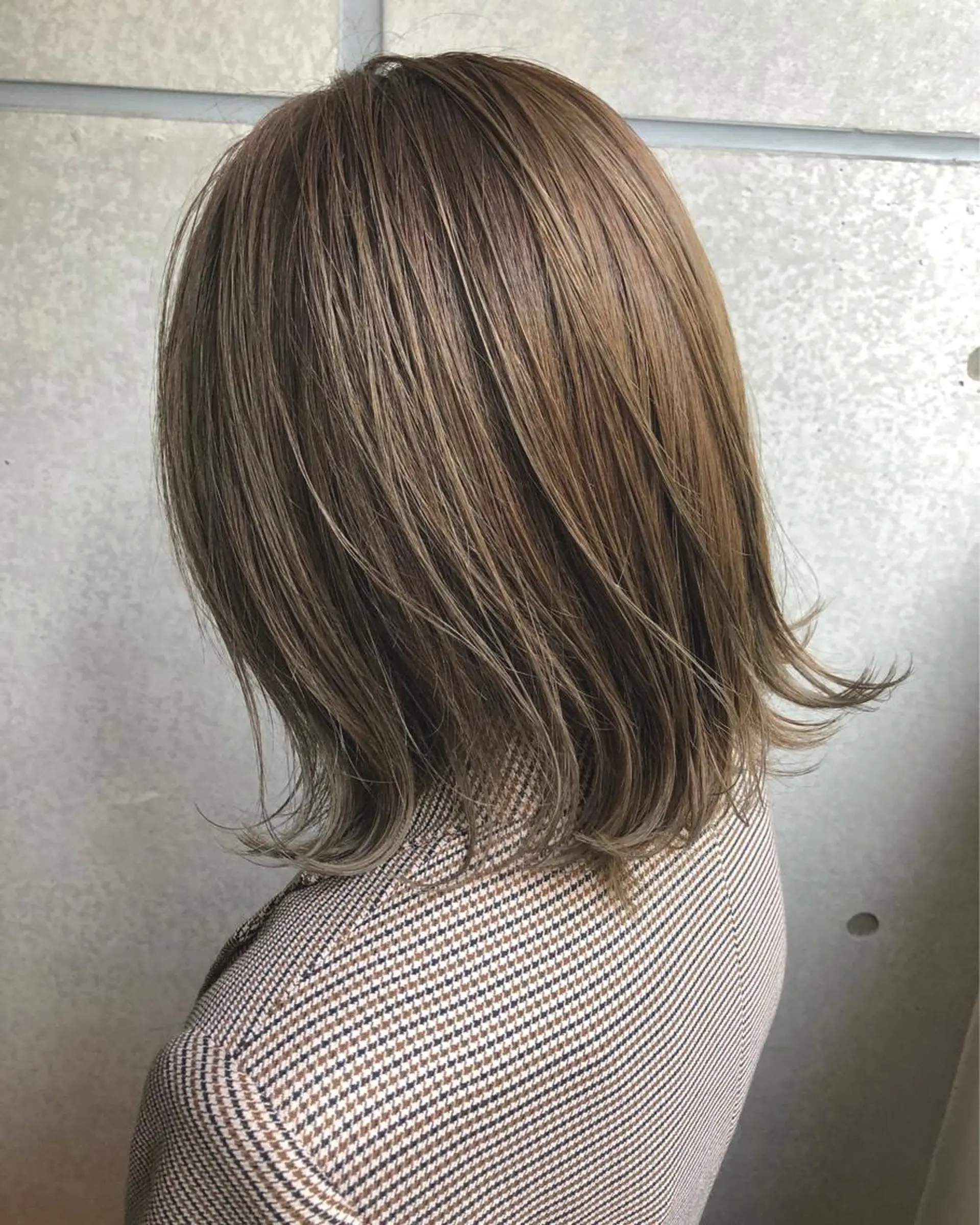 ミディアム カラー 🤎ベージュカラー 🐶メンズパーマのヘアスタイル