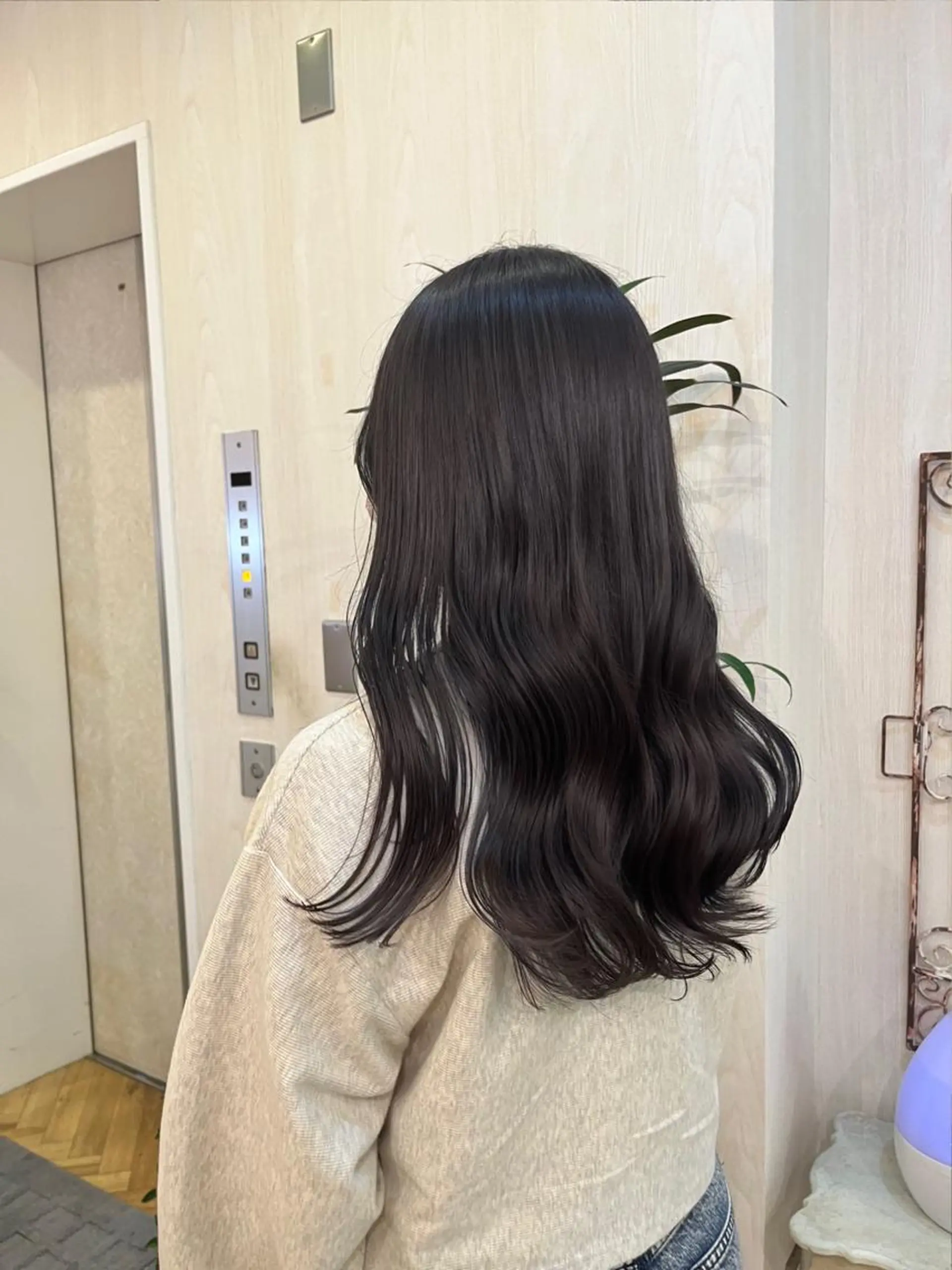 セミロング カラー ヘアアレンジ ブリーチなし/ レイヤー🌿runaのヘアスタイル