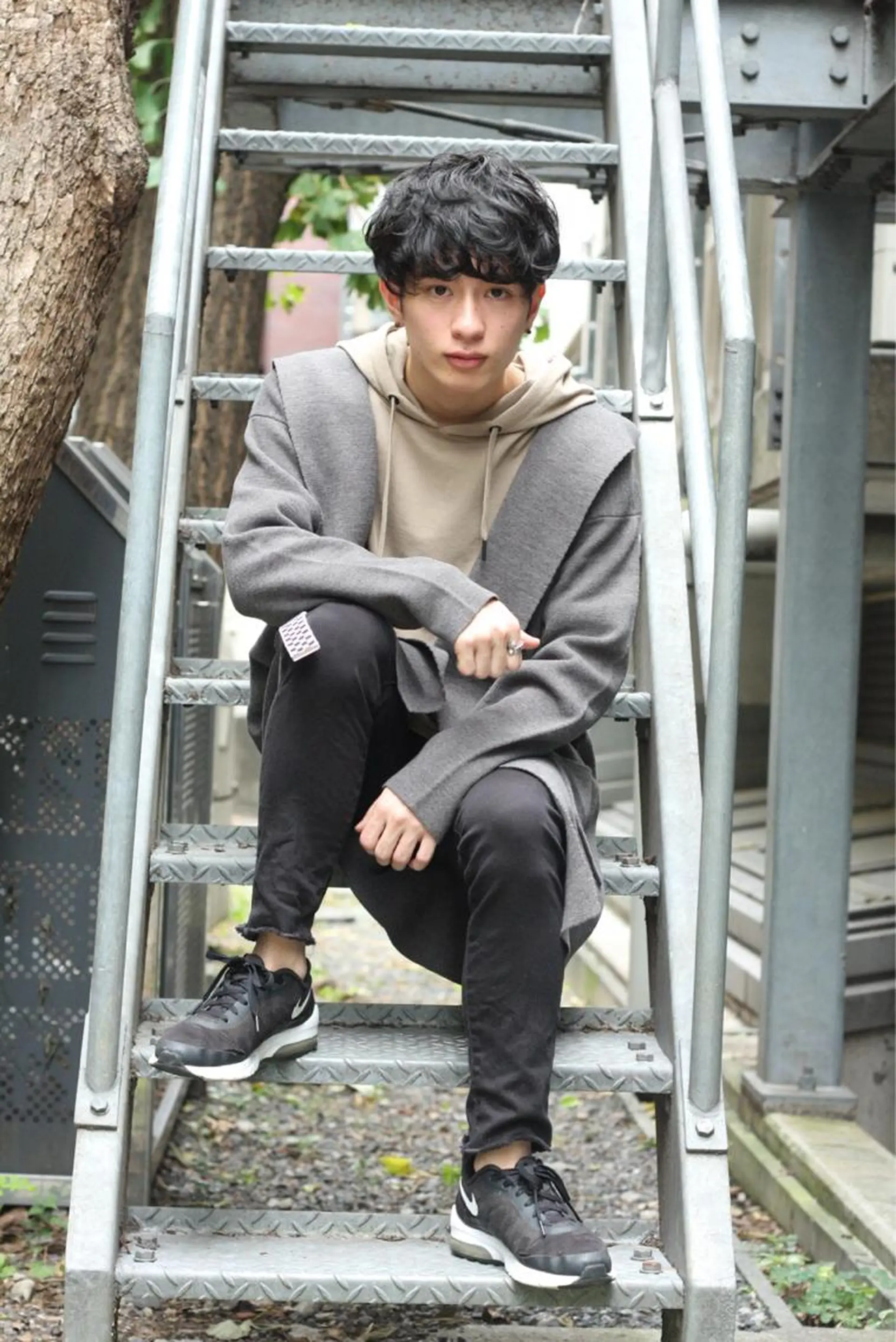 ショート マキハラ ユウサイのヘアスタイル