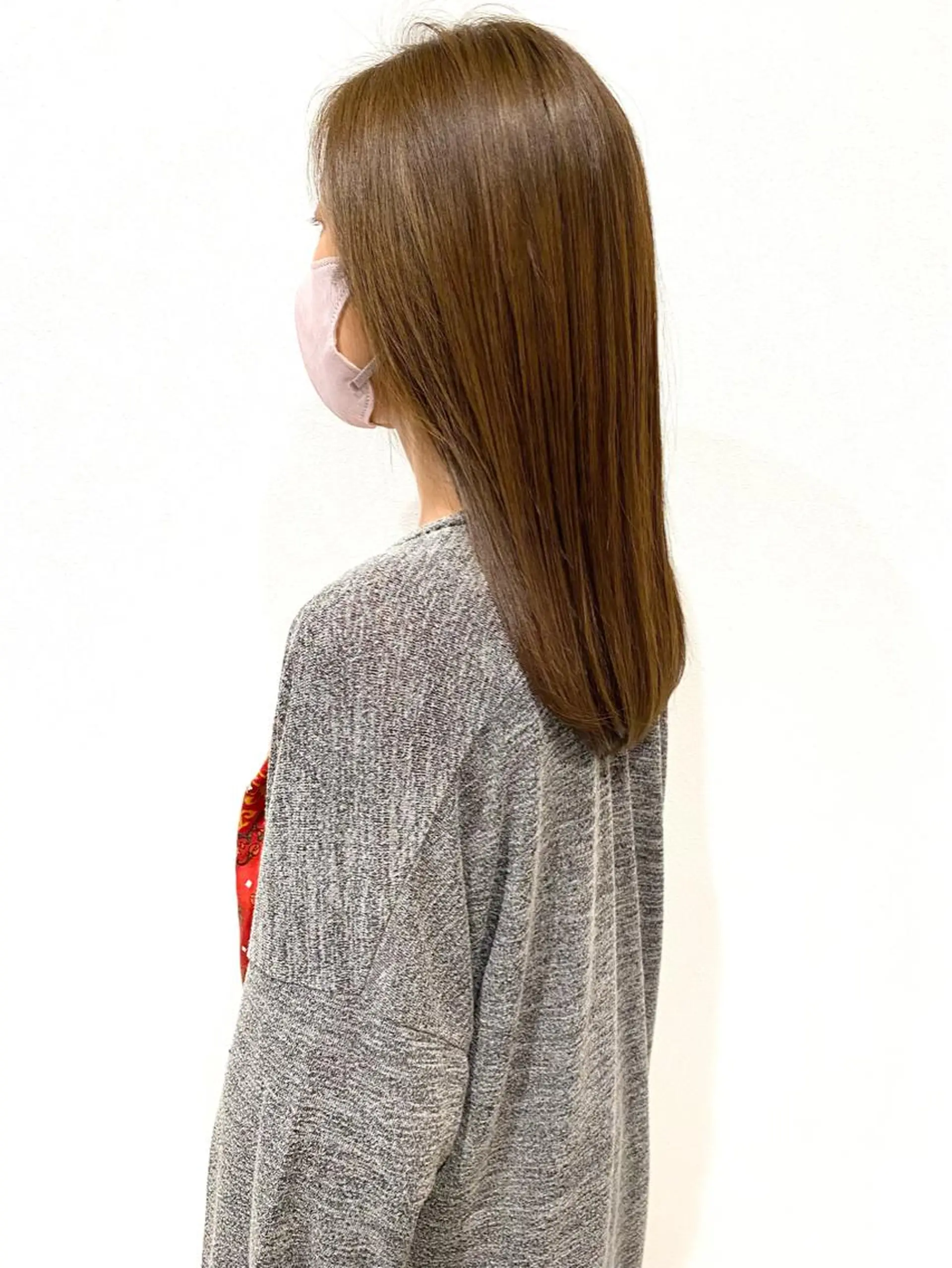 セミロング カット ヘアカラー トリートメント MYRTLE TSUNODAのヘアスタイル