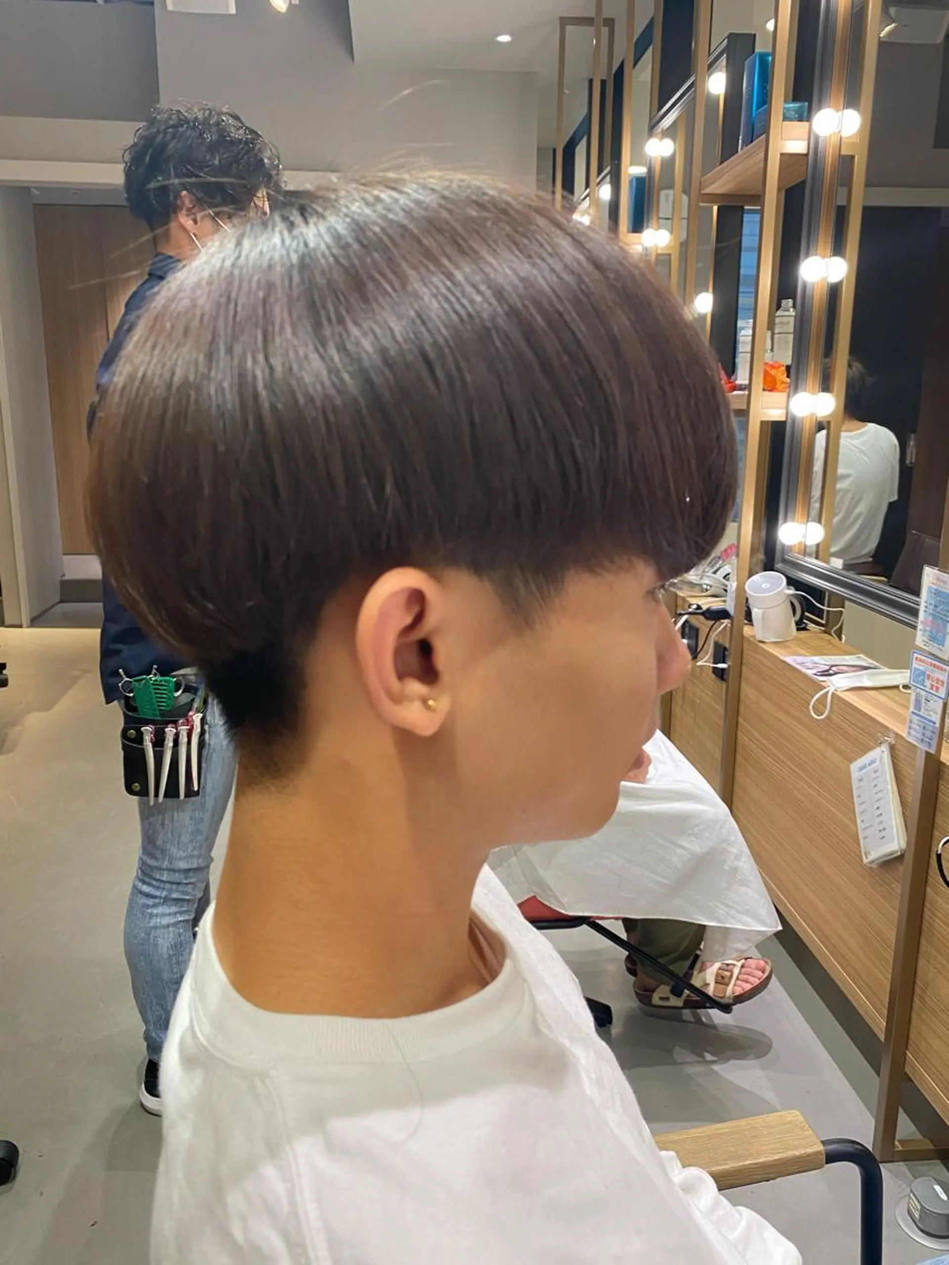 ショート メンズ カット unopulir Vamos店所属・梅田茶屋町メンズ 専門美容師 山元一平のヘアスタイル